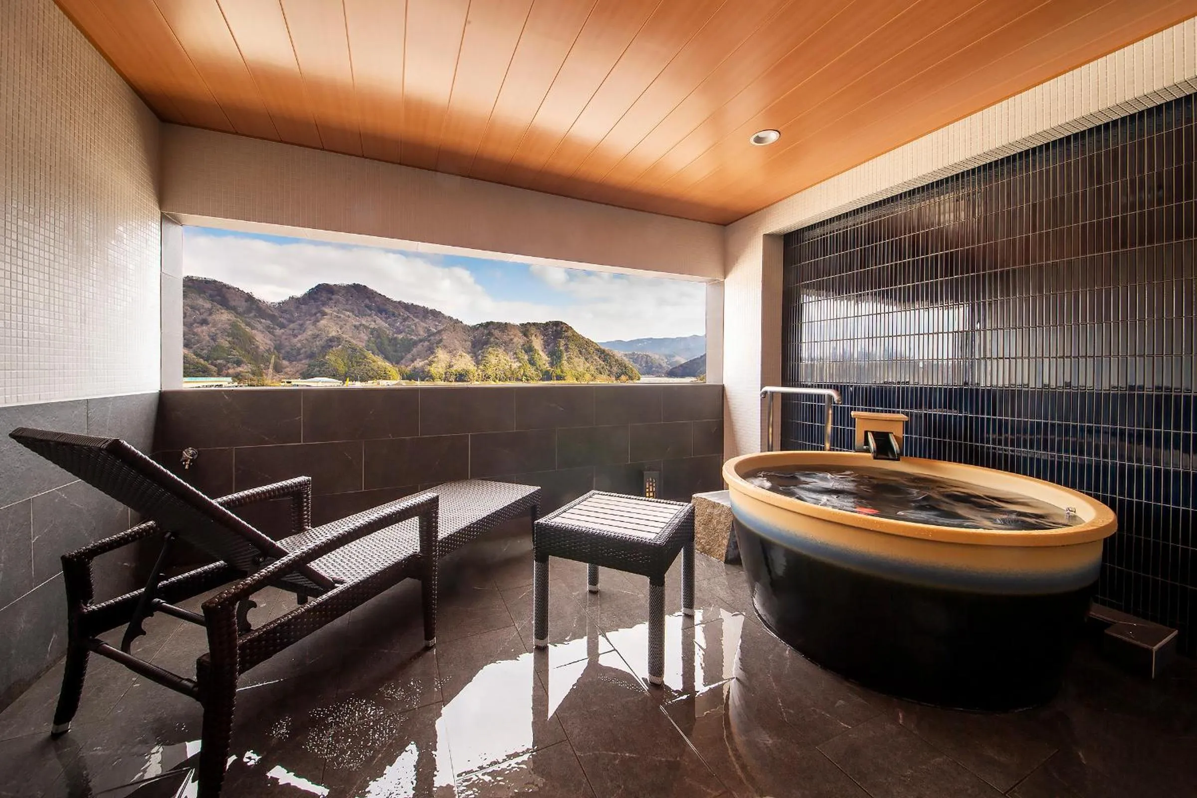 Bathroom in Kawaguchiya Kinosaki Riverside Hotel