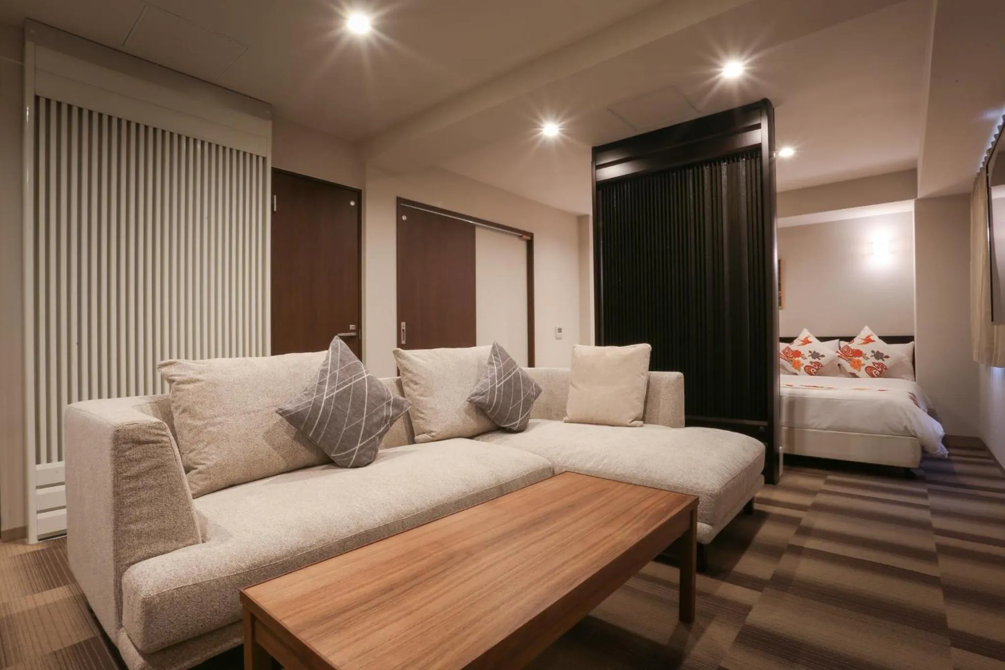 Photo of the whole room, Bed in Hotel Naha City -Kokusai Street-