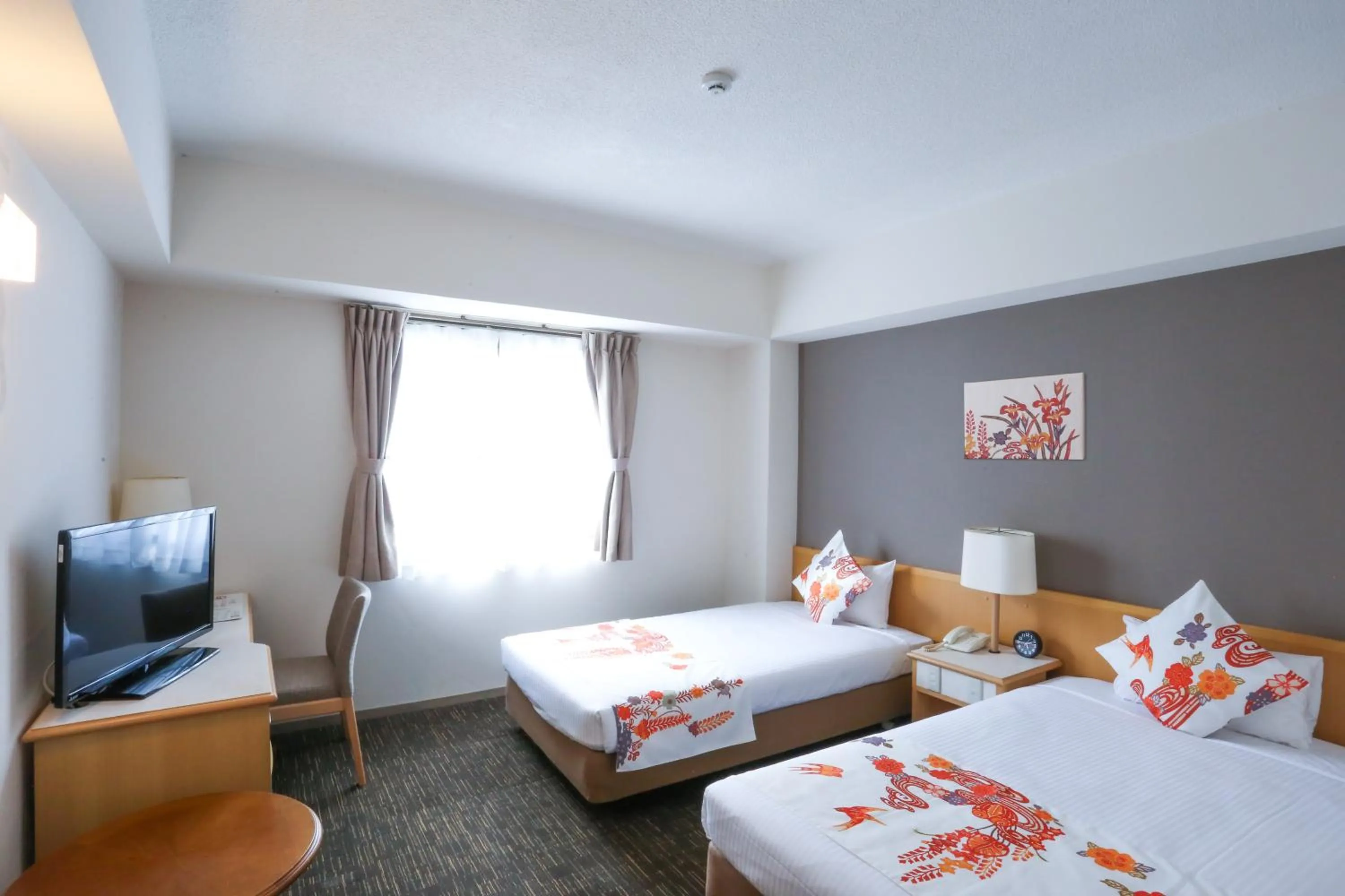 Photo of the whole room, Bed in Hotel Naha City -Kokusai Street-