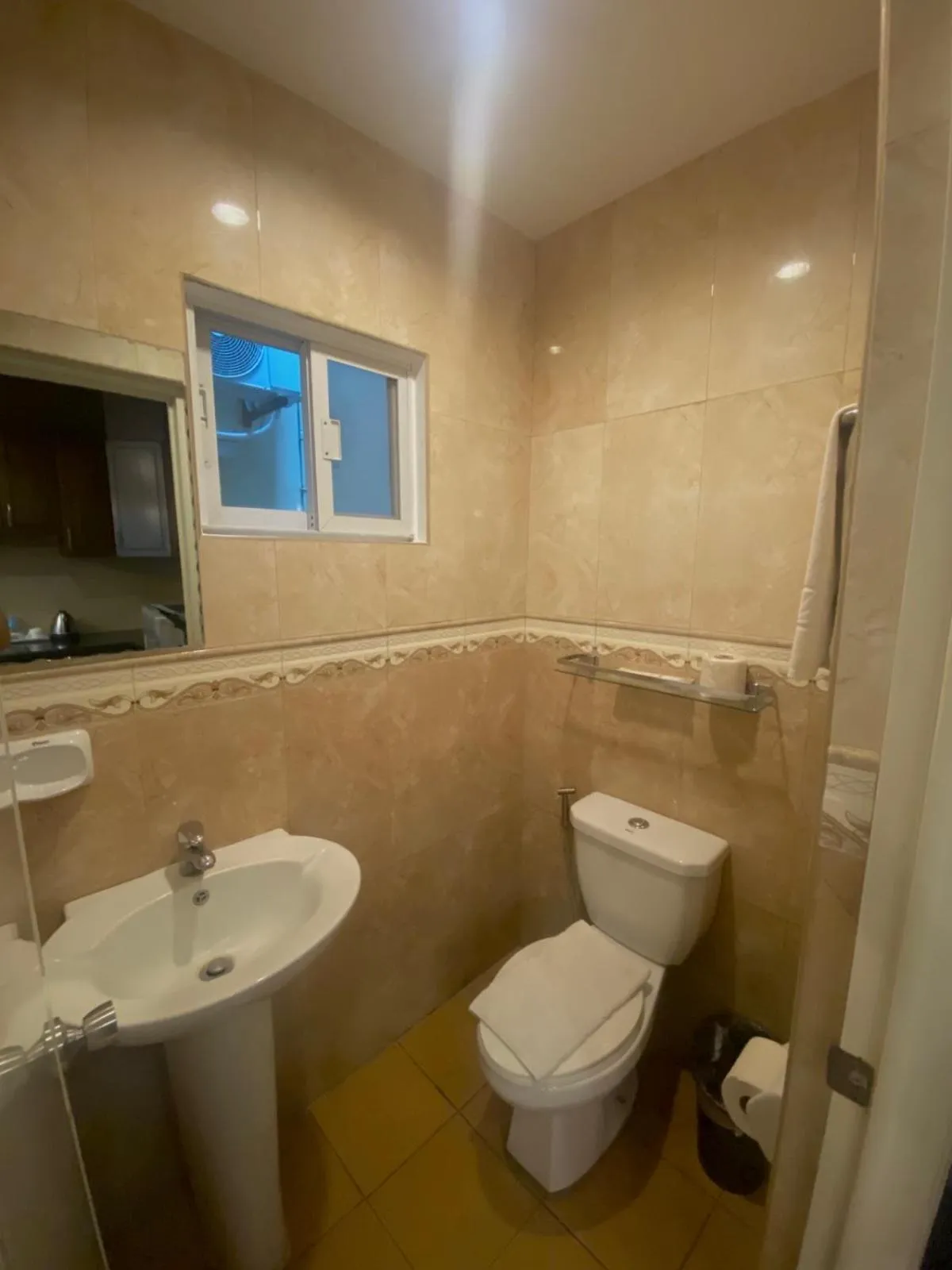 Bathroom in Prism Hotel