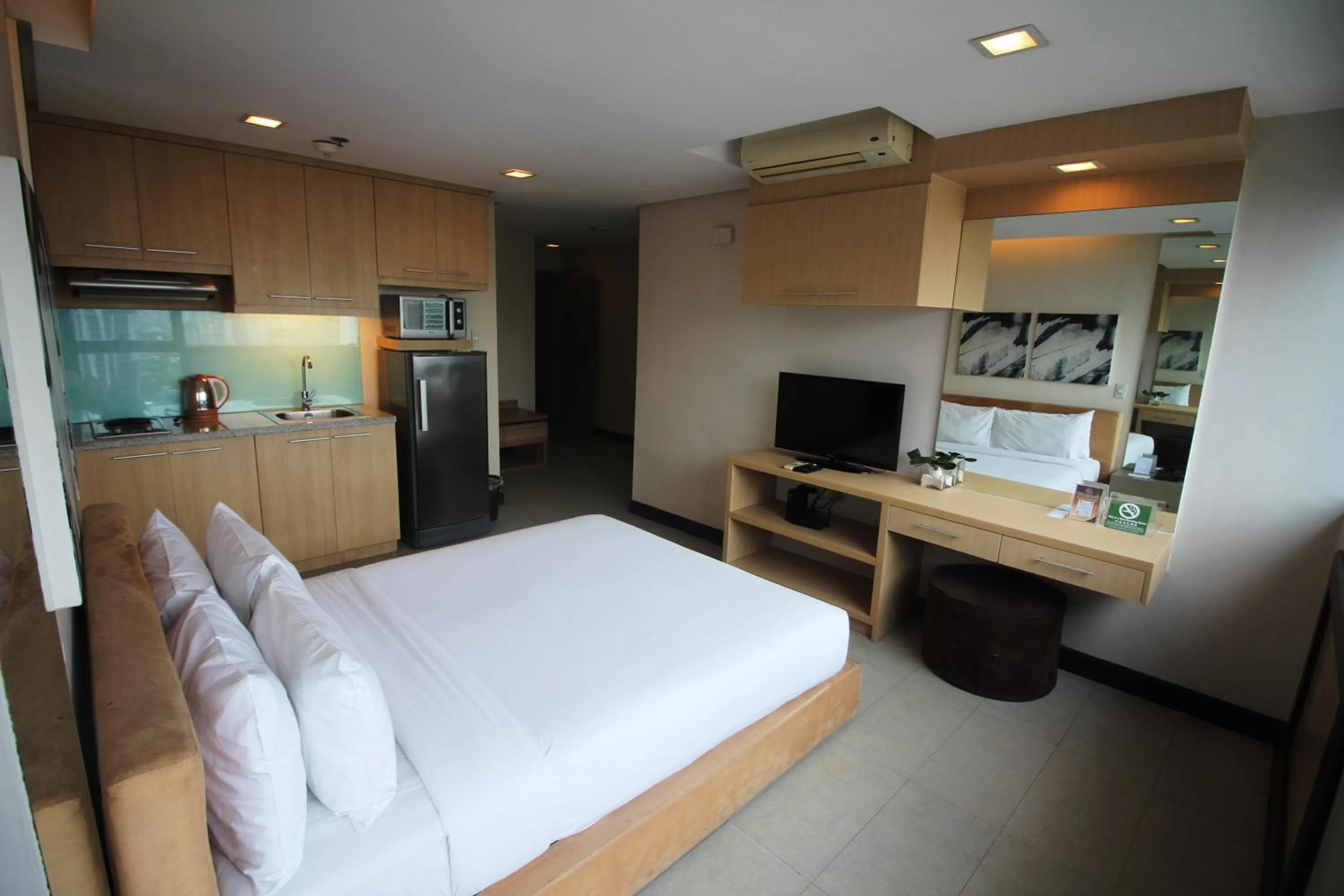 Photo of the whole room, Bed in BSA Twin Towers