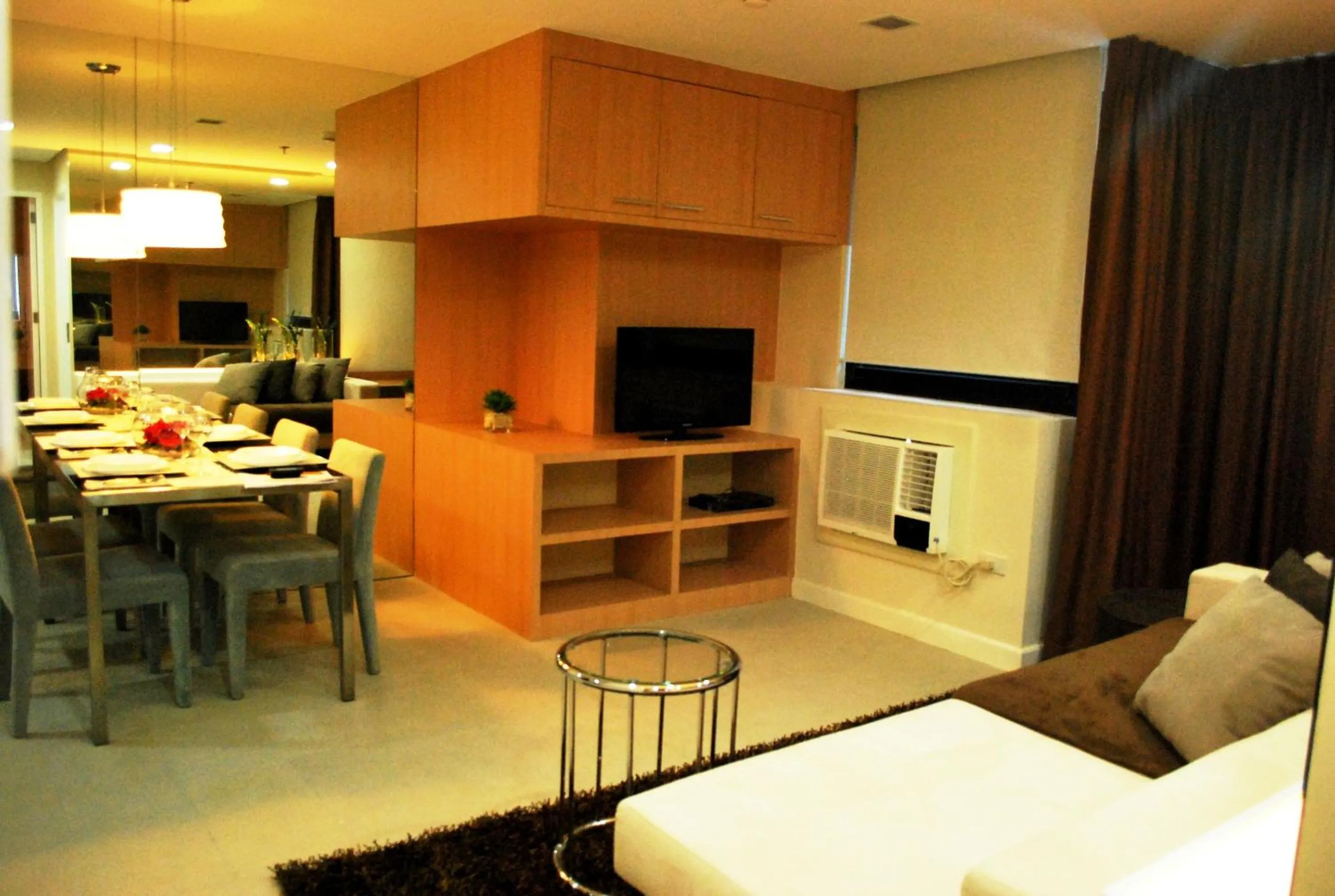 Seating area in BSA Twin Towers