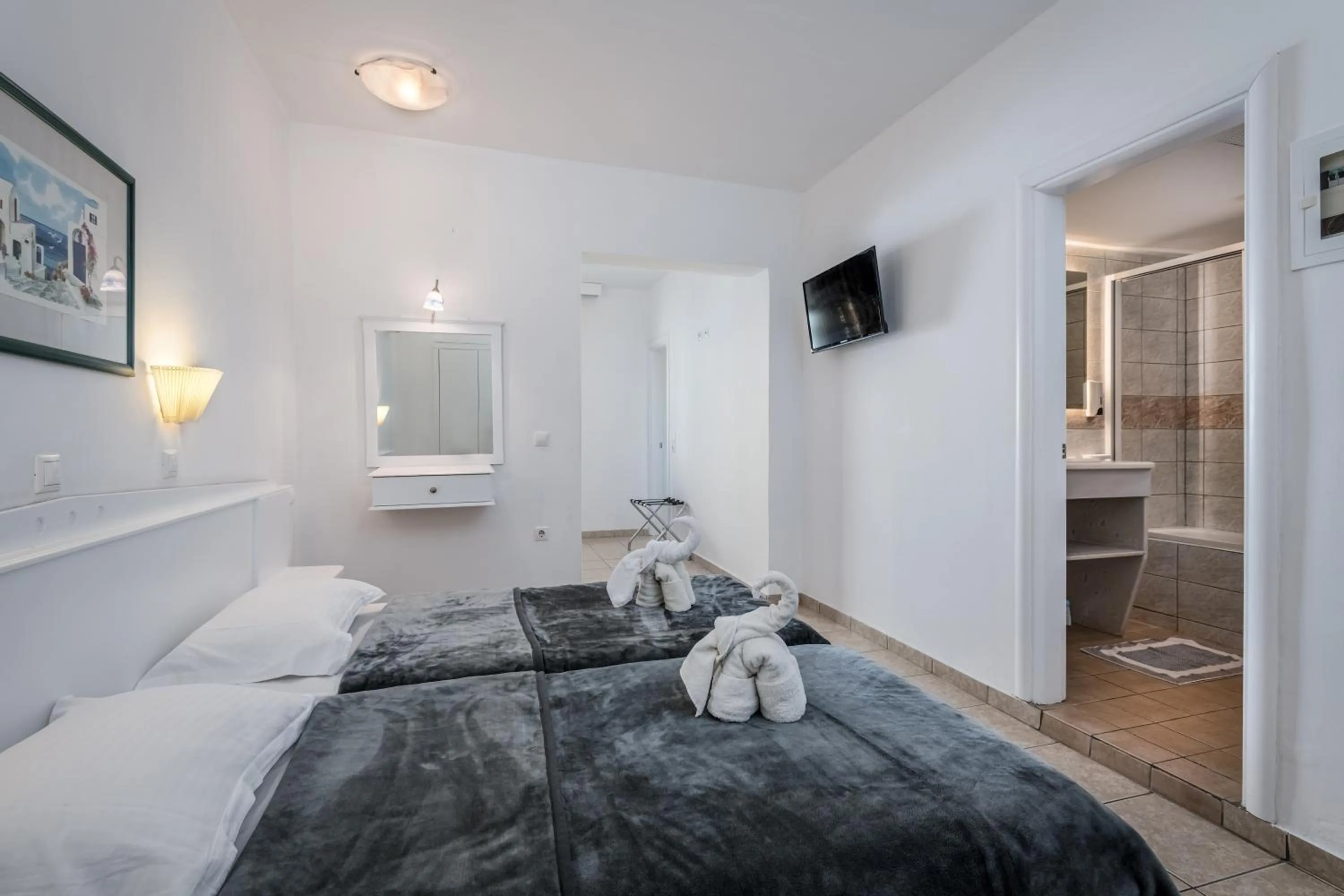 Bed in ILIOS K Village Resort