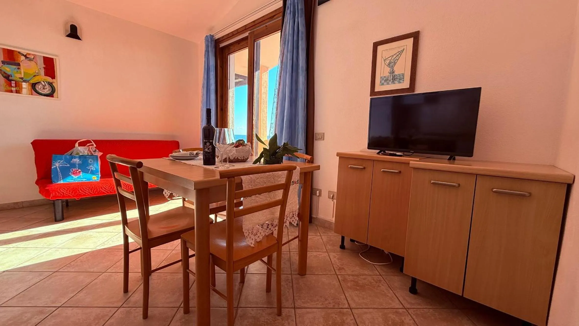 Living room in Residence Il Borgo di Porto Corallo