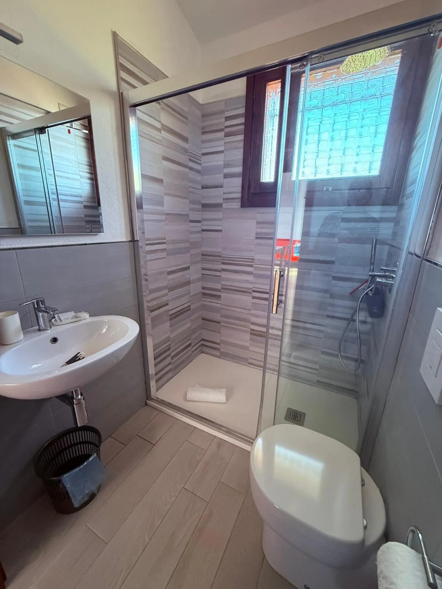 Bathroom in Residence Il Borgo di Porto Corallo
