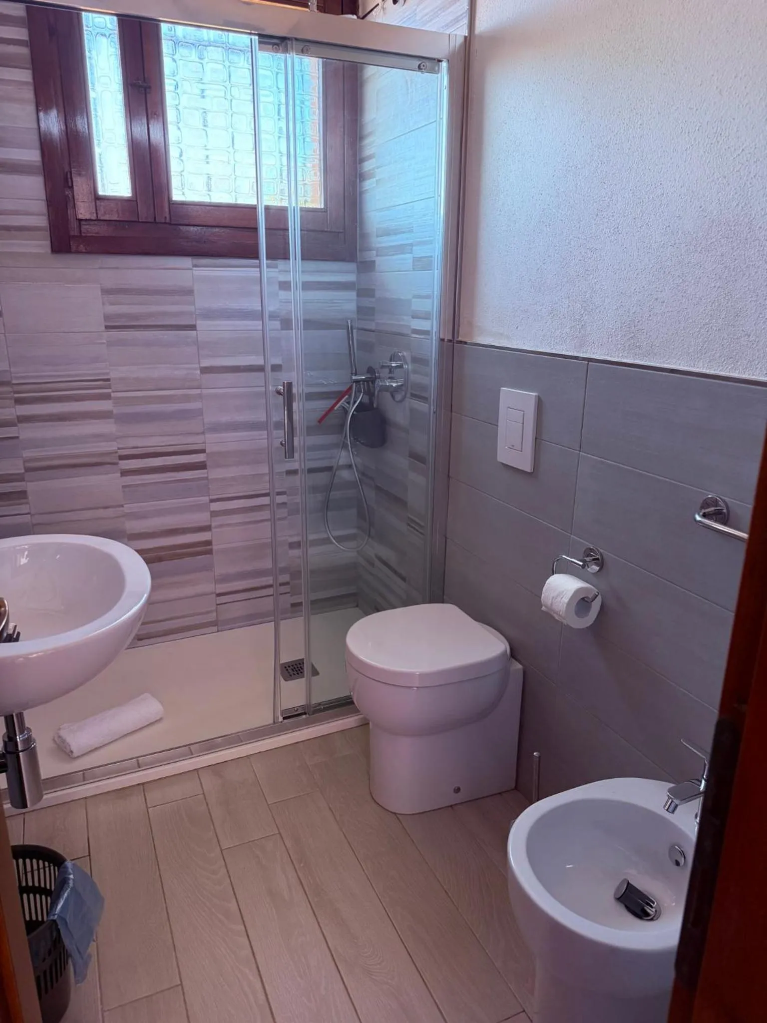 Bathroom in Residence Il Borgo di Porto Corallo