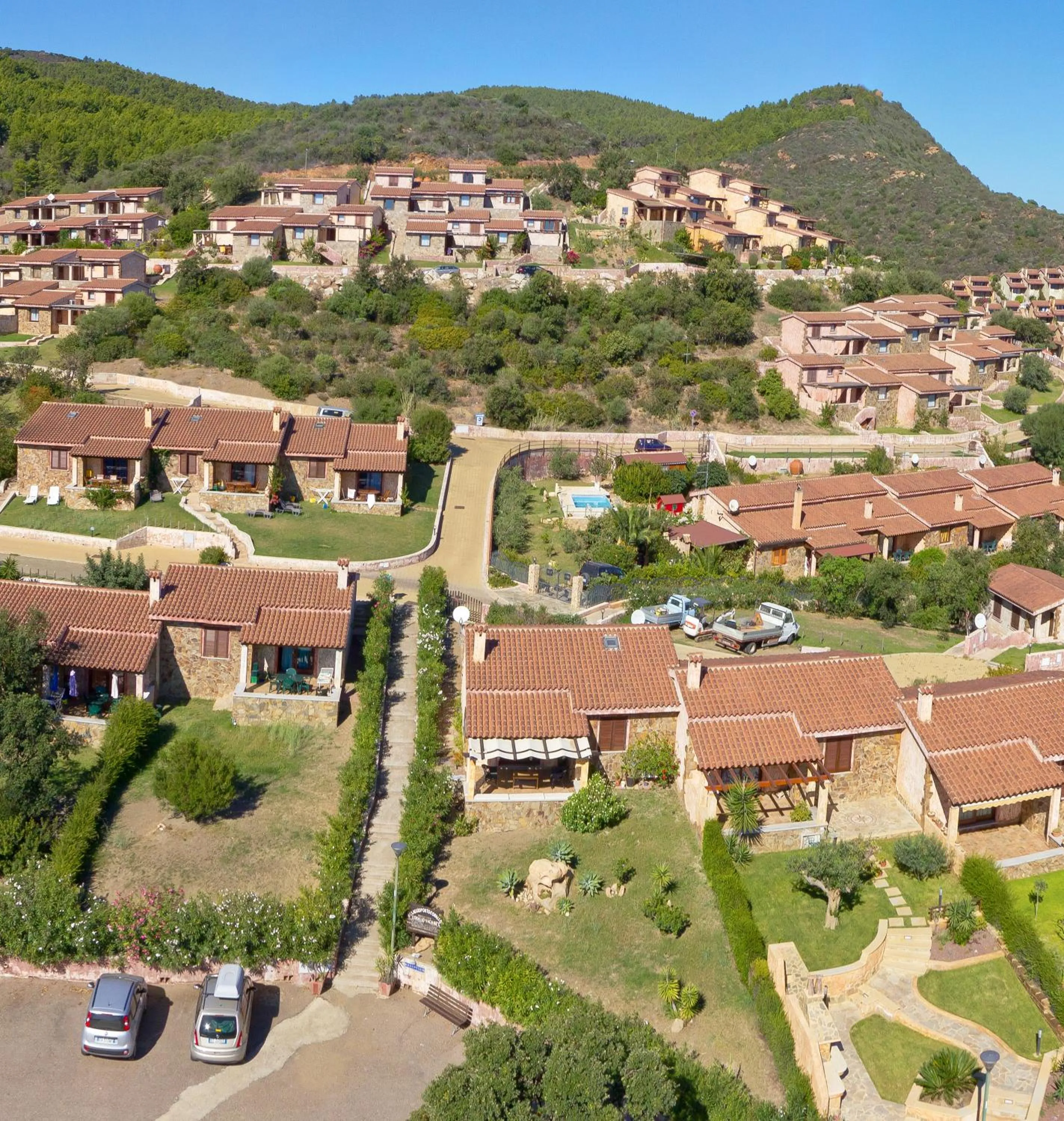 Bird's eye view in Residence Il Borgo di Porto Corallo