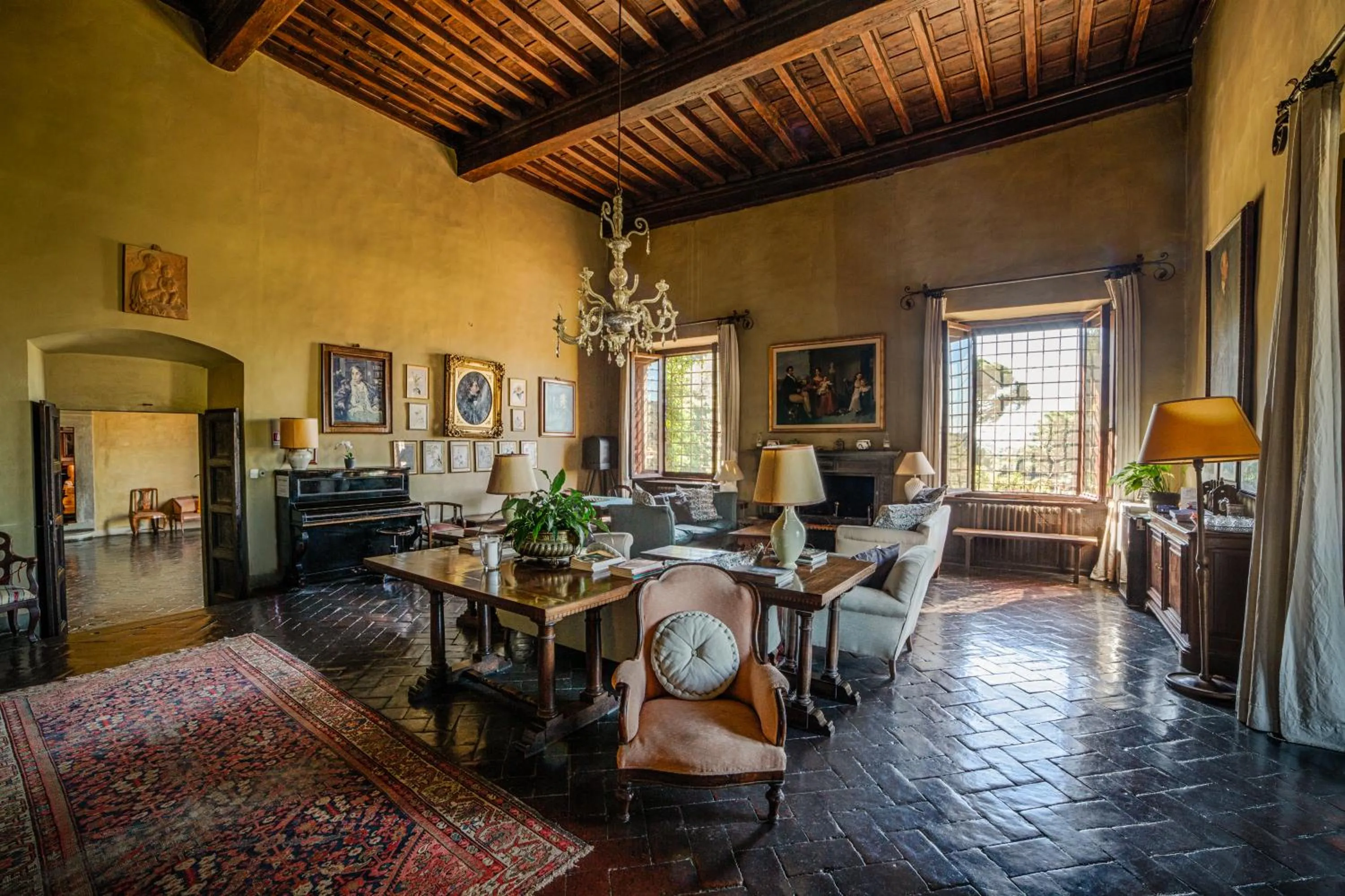 Living room in Villa Rucellai