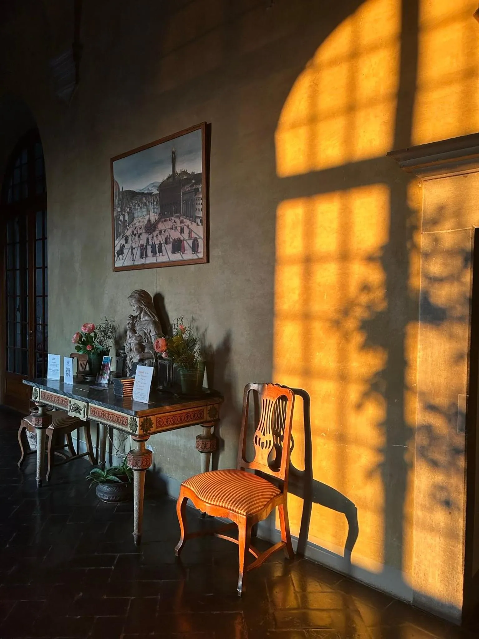 Living room in Villa Rucellai