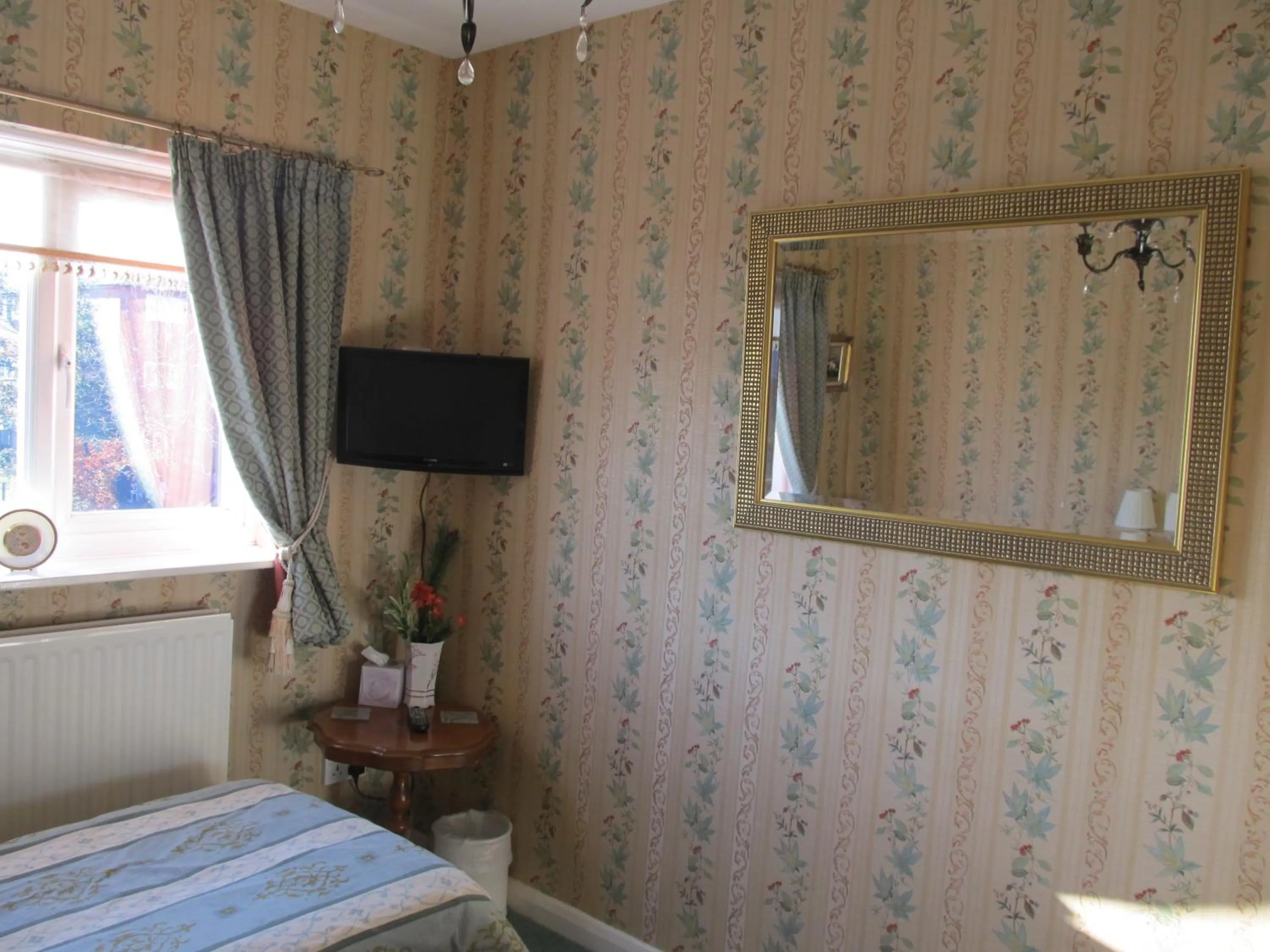 Decorative detail, Bed in Moonraker House