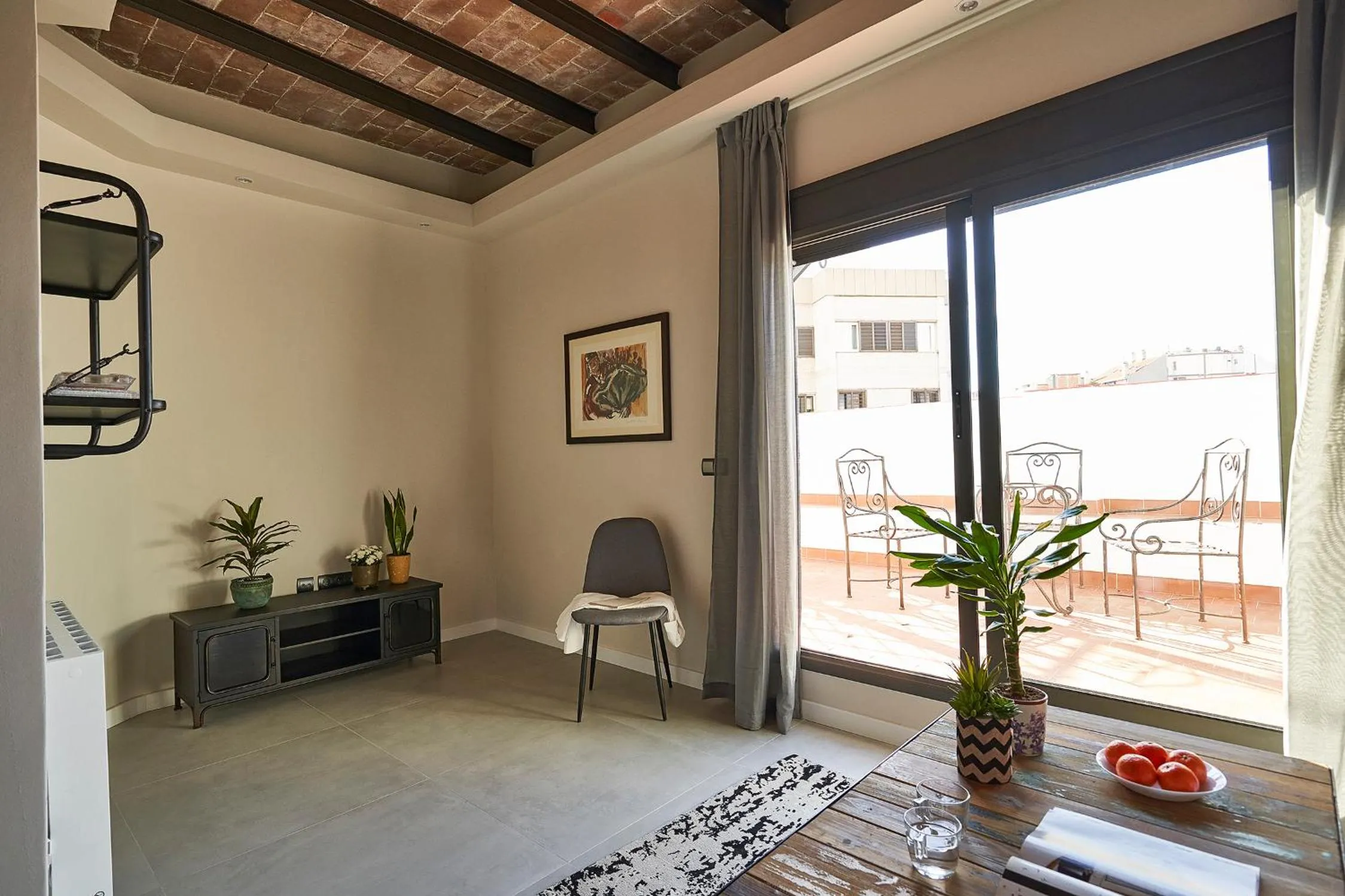 Living room in AinB Eixample-Miro Apartments