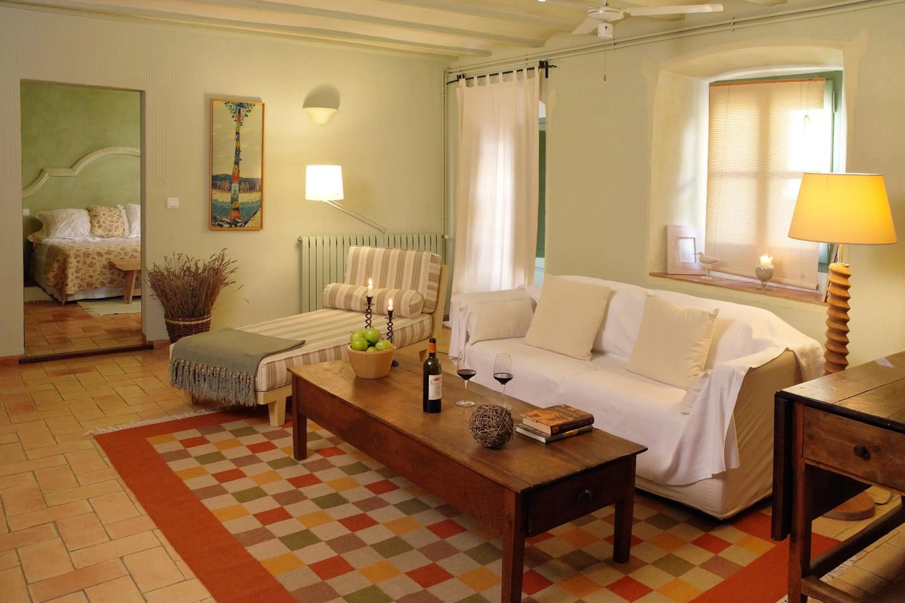 Photo of the whole room, Bed in Hotel la Plaça Madremanya