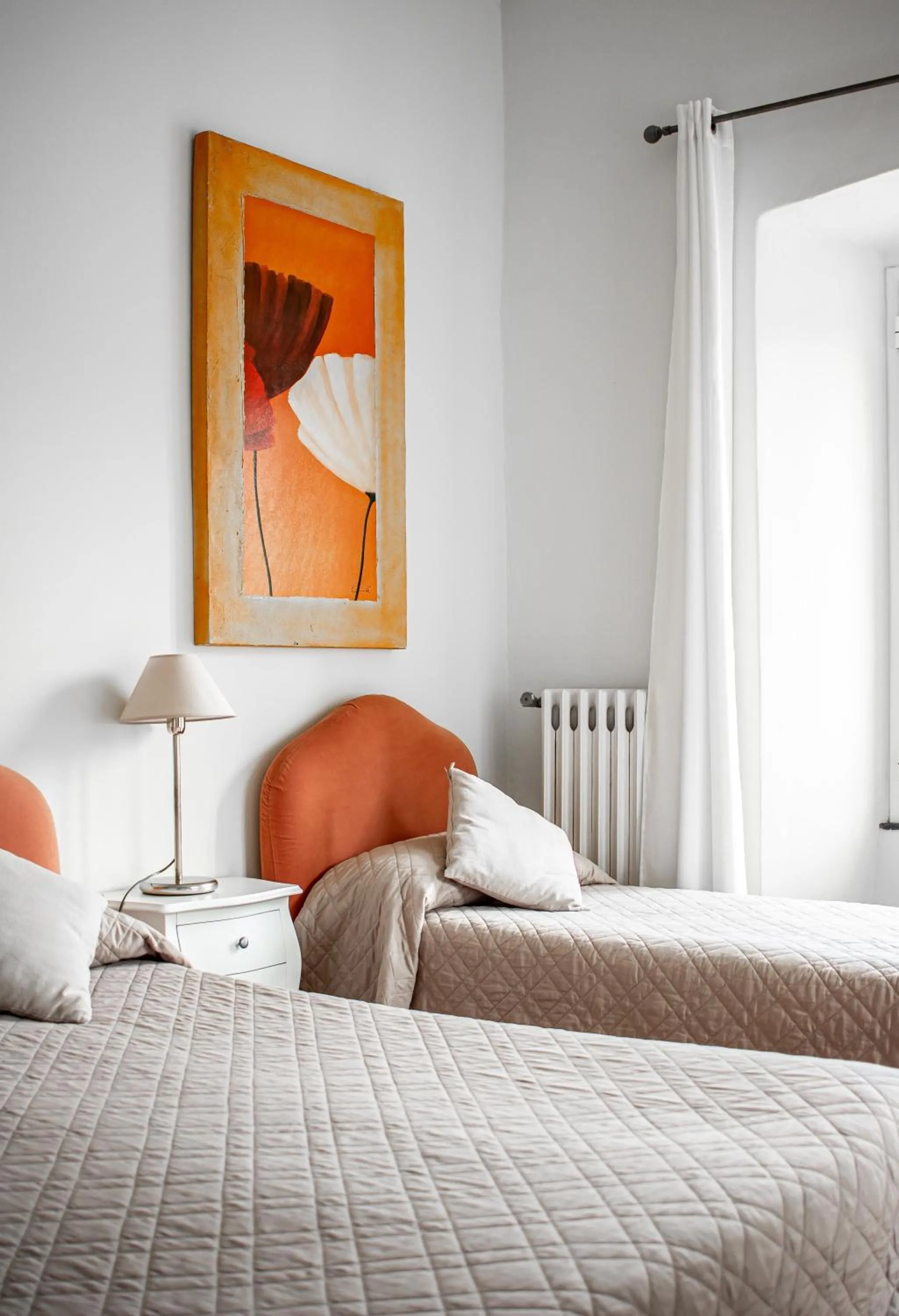 Bed in Hotel Miramare