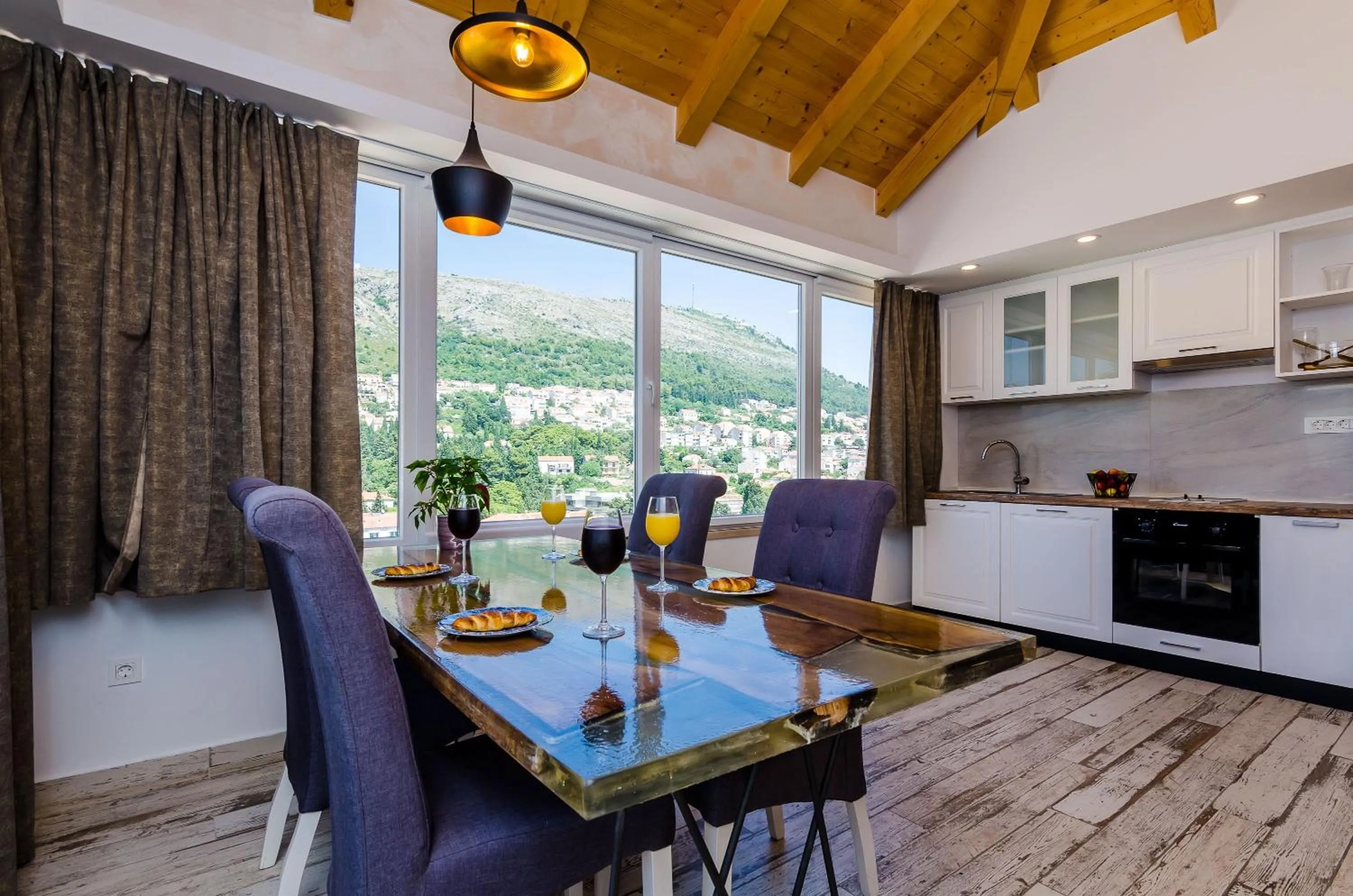 Kitchen or kitchenette in Apartments Dub