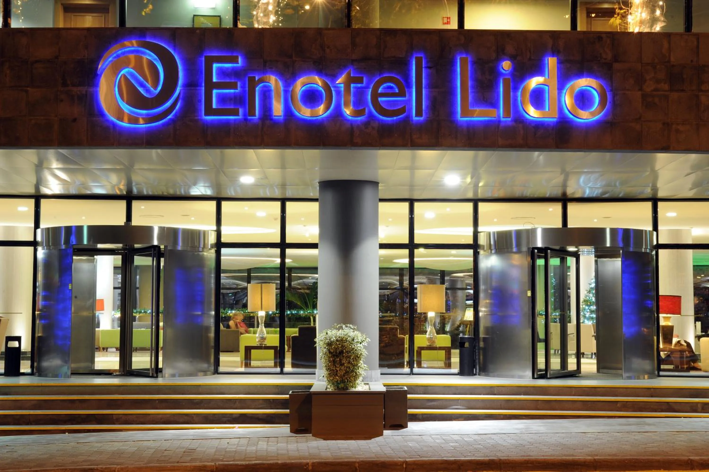 Facade/entrance in Enotel Lido - All Inclusive