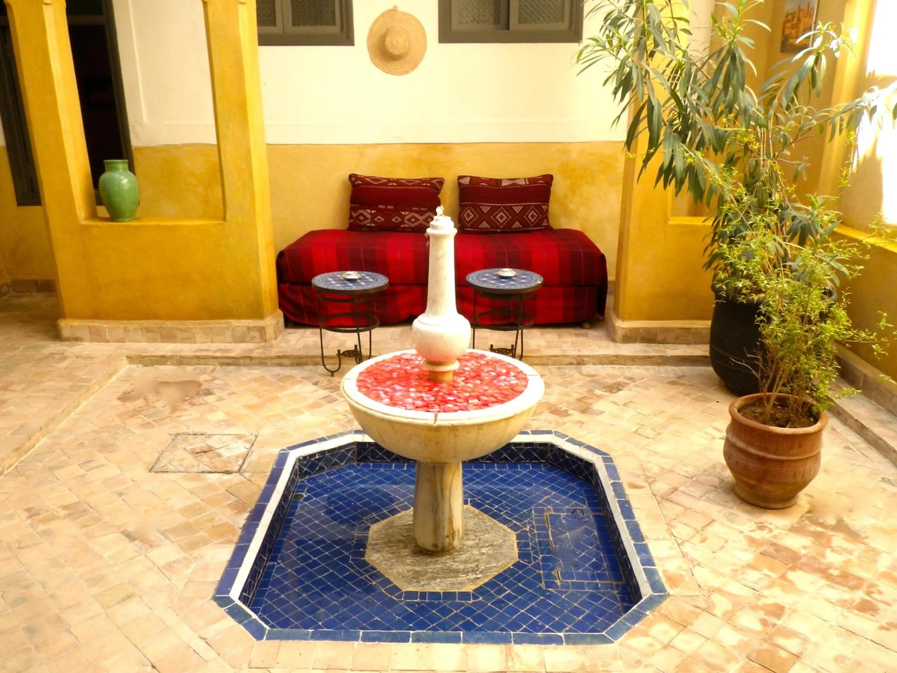 Seating area in Riad Laila