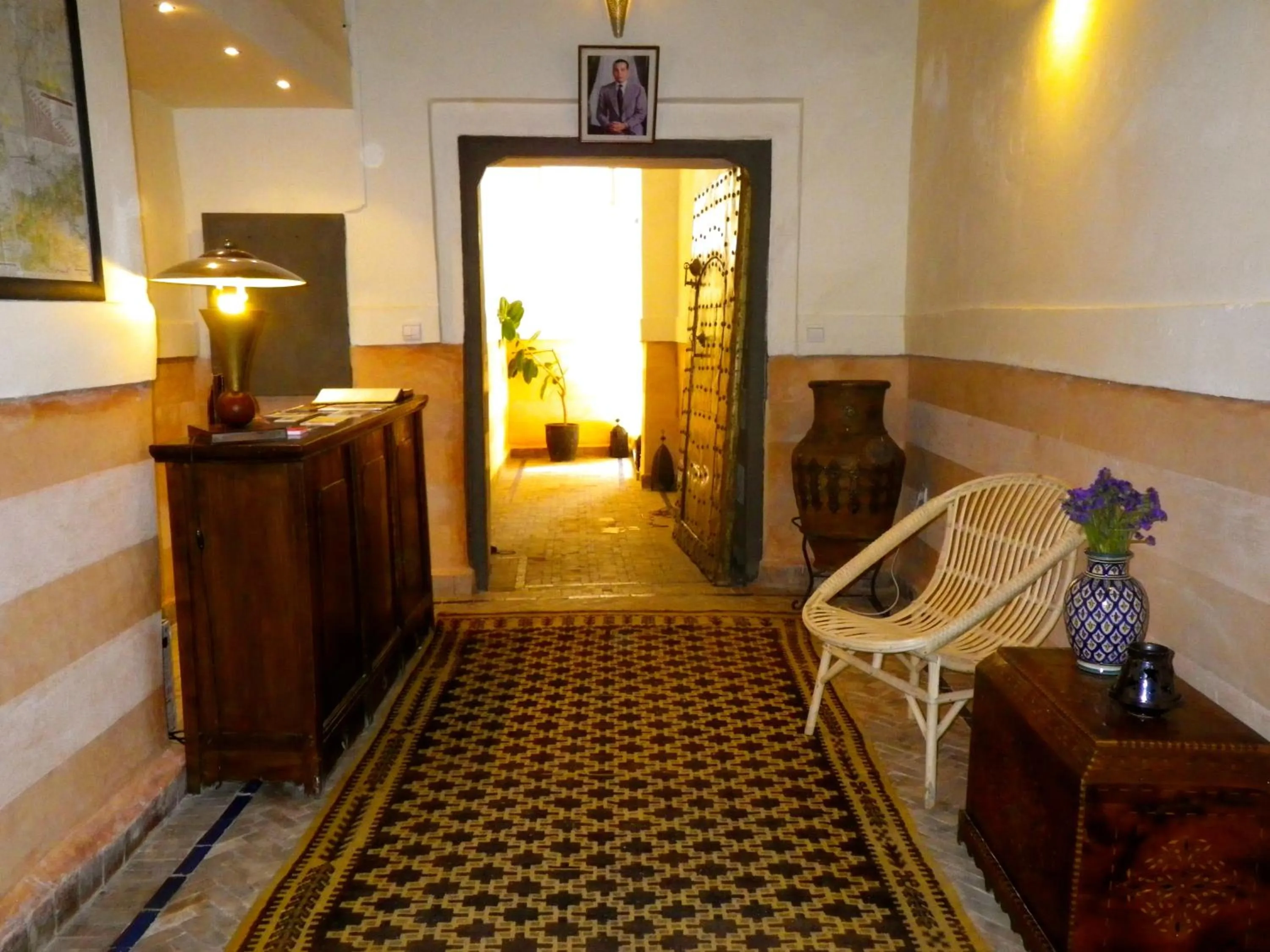 Lobby or reception in Riad Laila