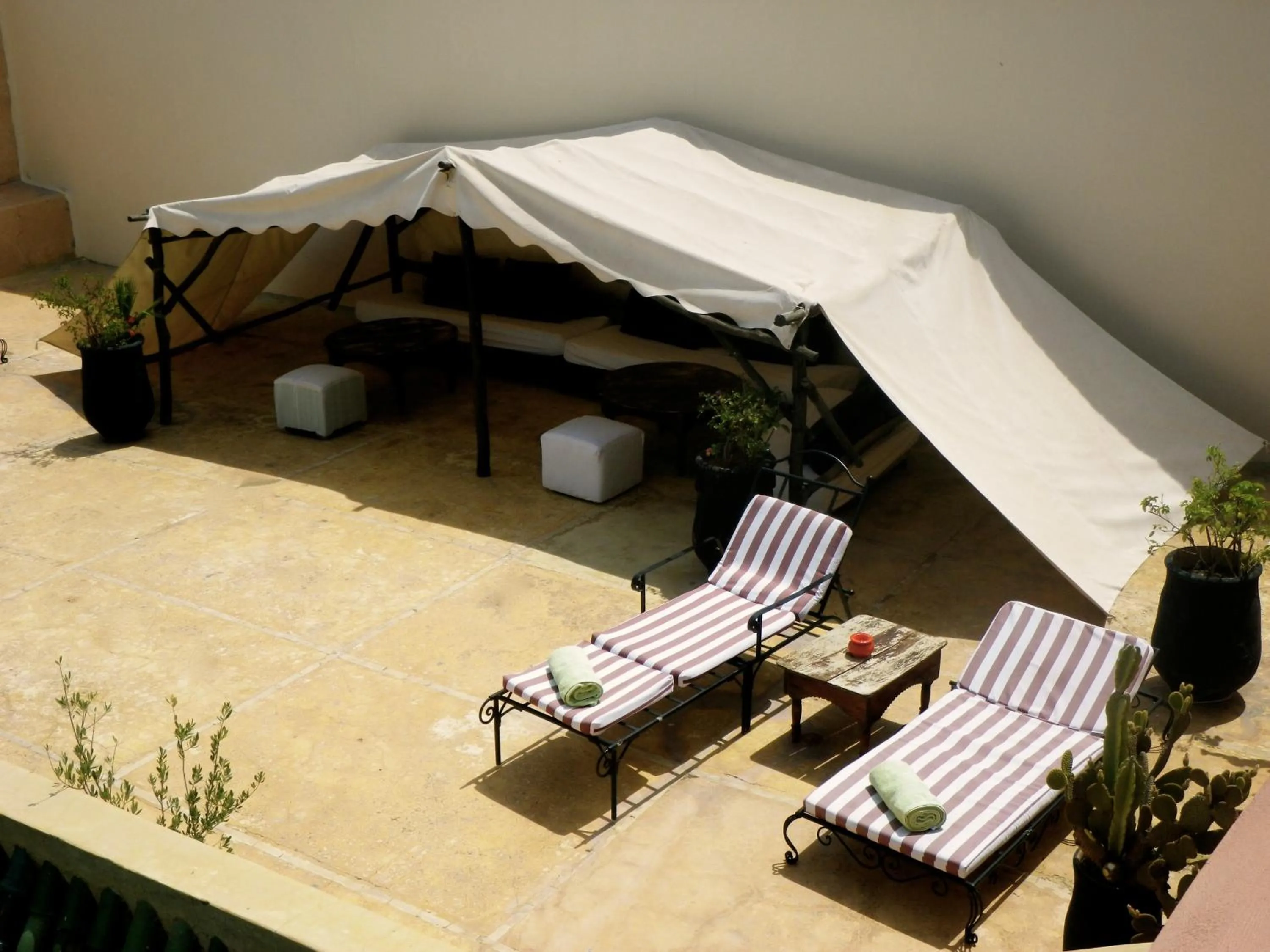 Balcony/Terrace in Riad Laila