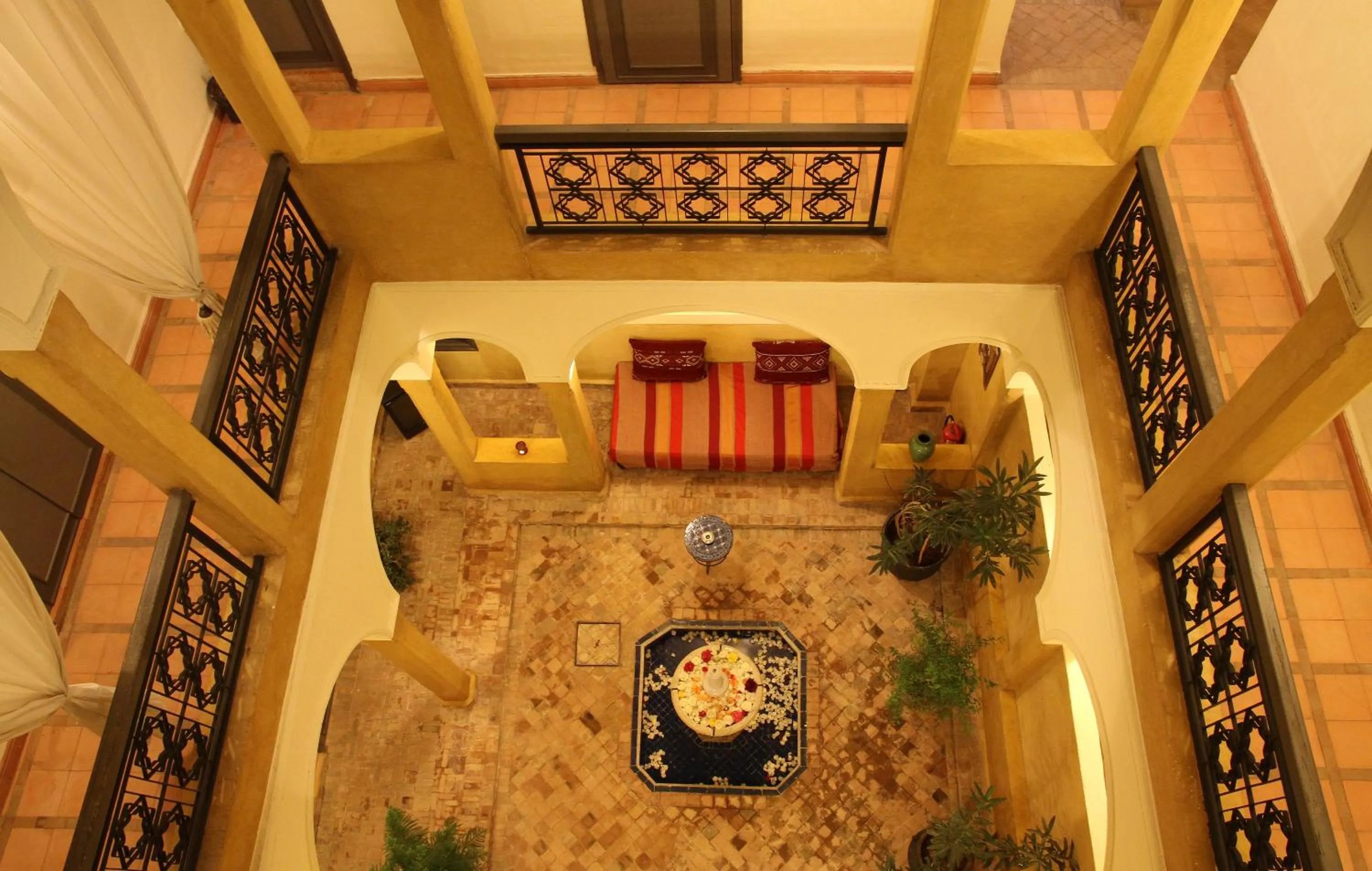 Bird's eye view in Riad Laila