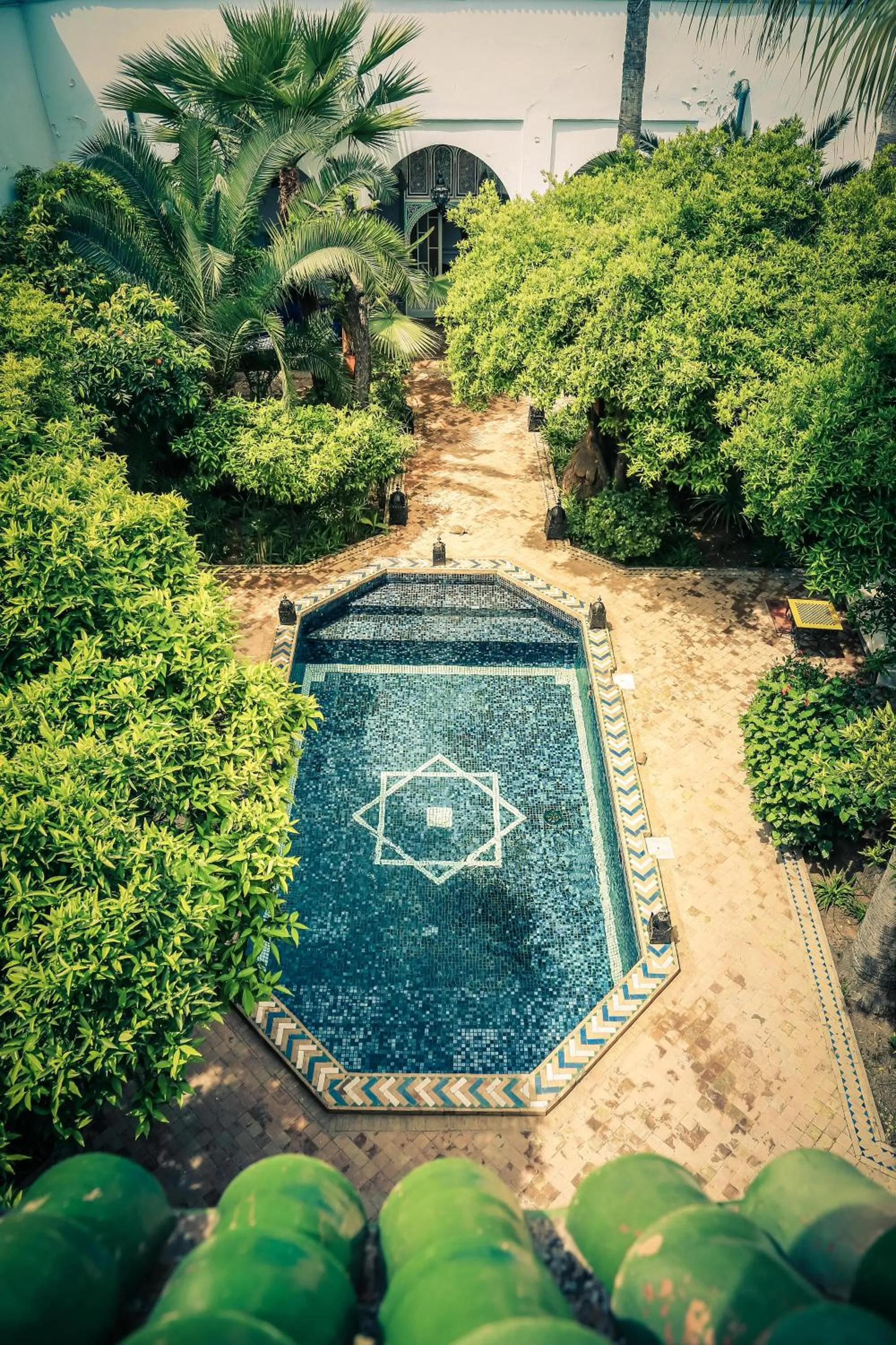 Bird's eye view in Riad Laila