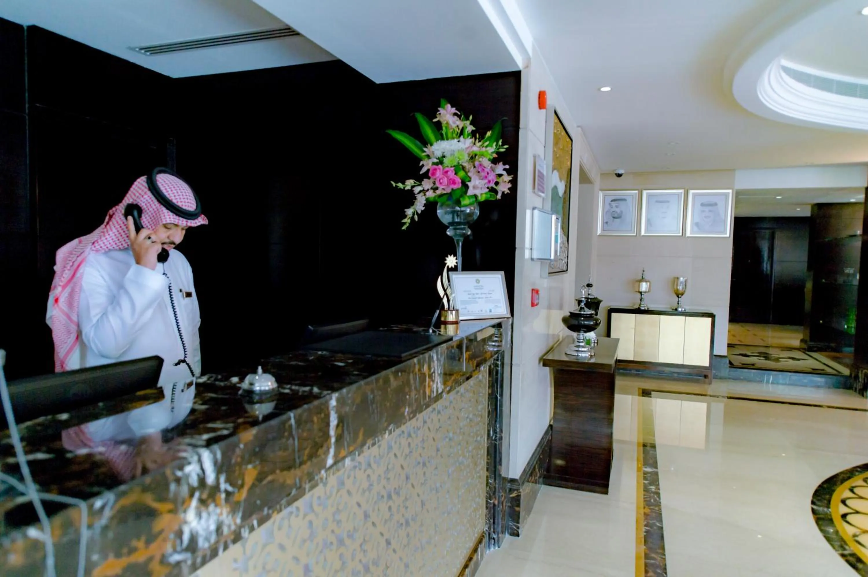 Lobby or reception in Boudl Al Woroud بودل الورود
