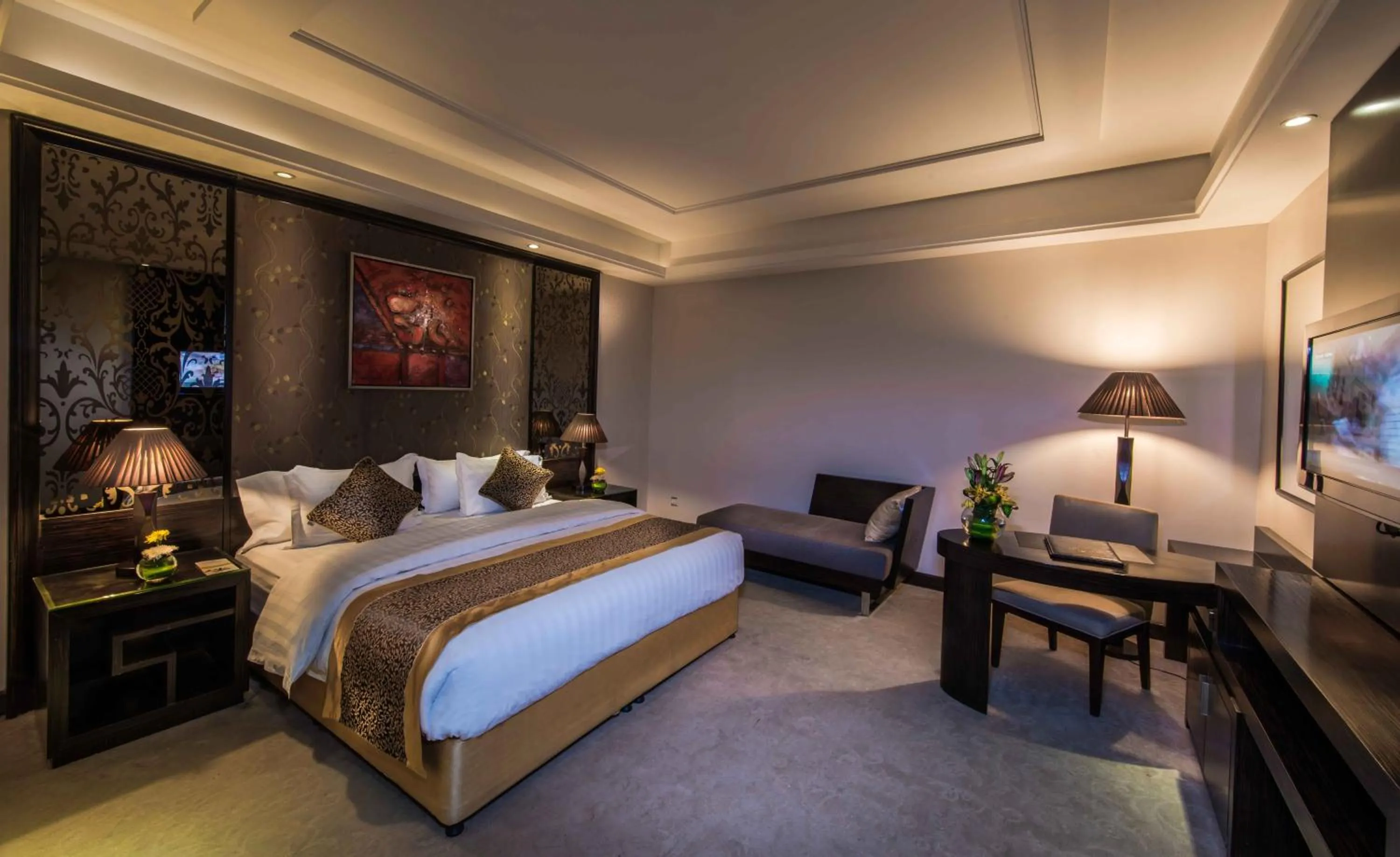 Bedroom, Bed in Boudl Al Woroud بودل الورود