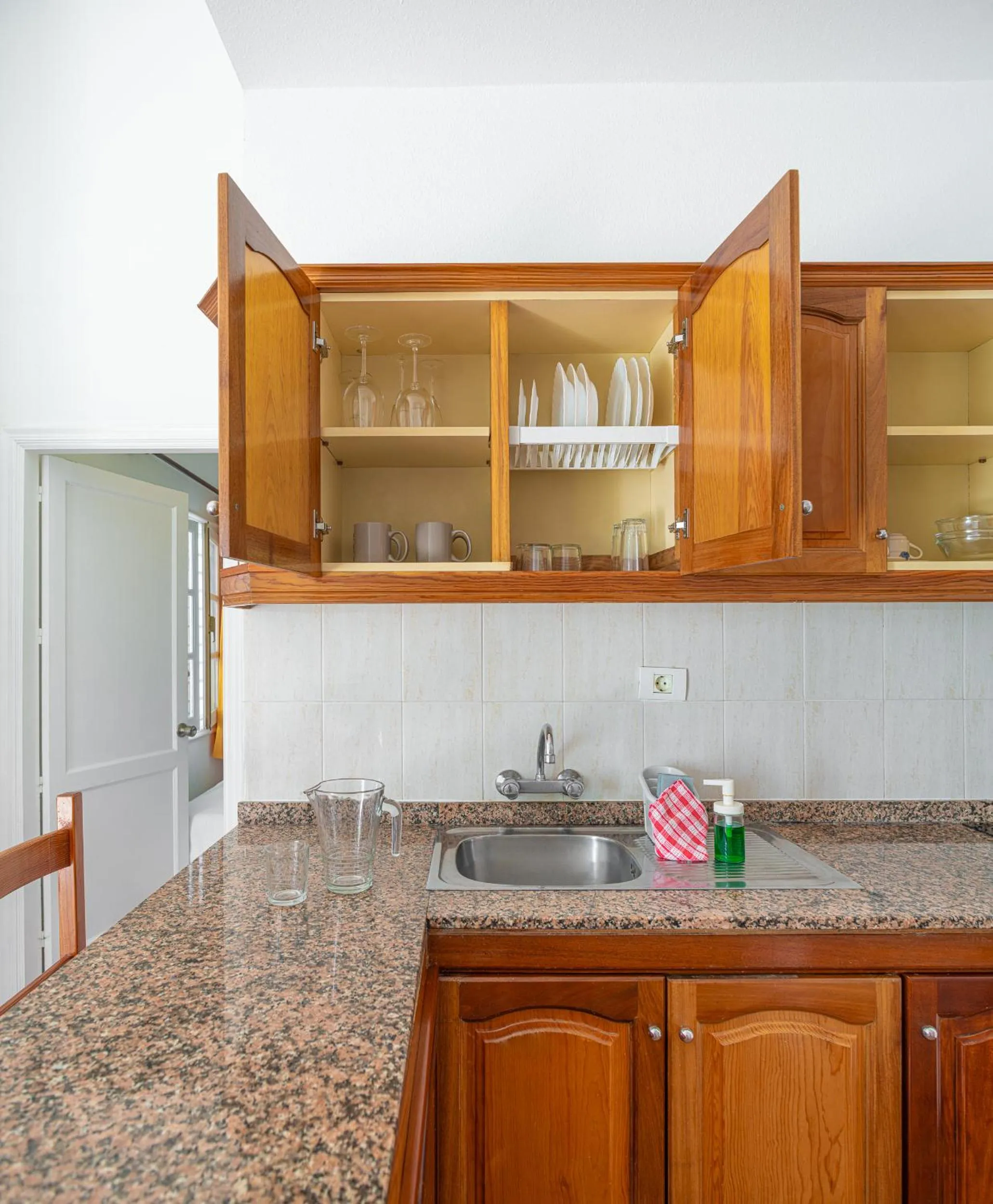Kitchen or kitchenette in Bungalows Las Almenas