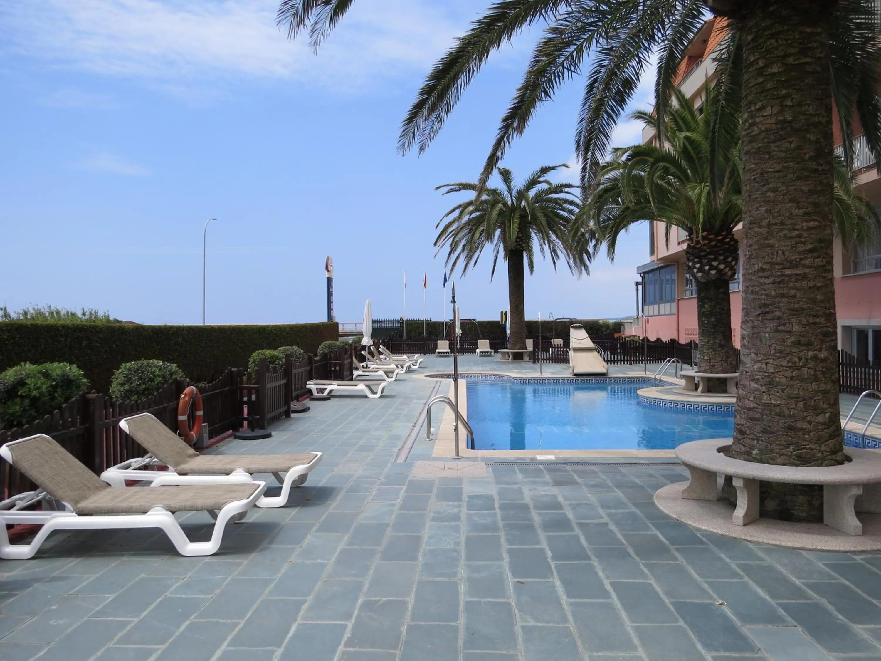 Pool view in Hotel La Lanzada