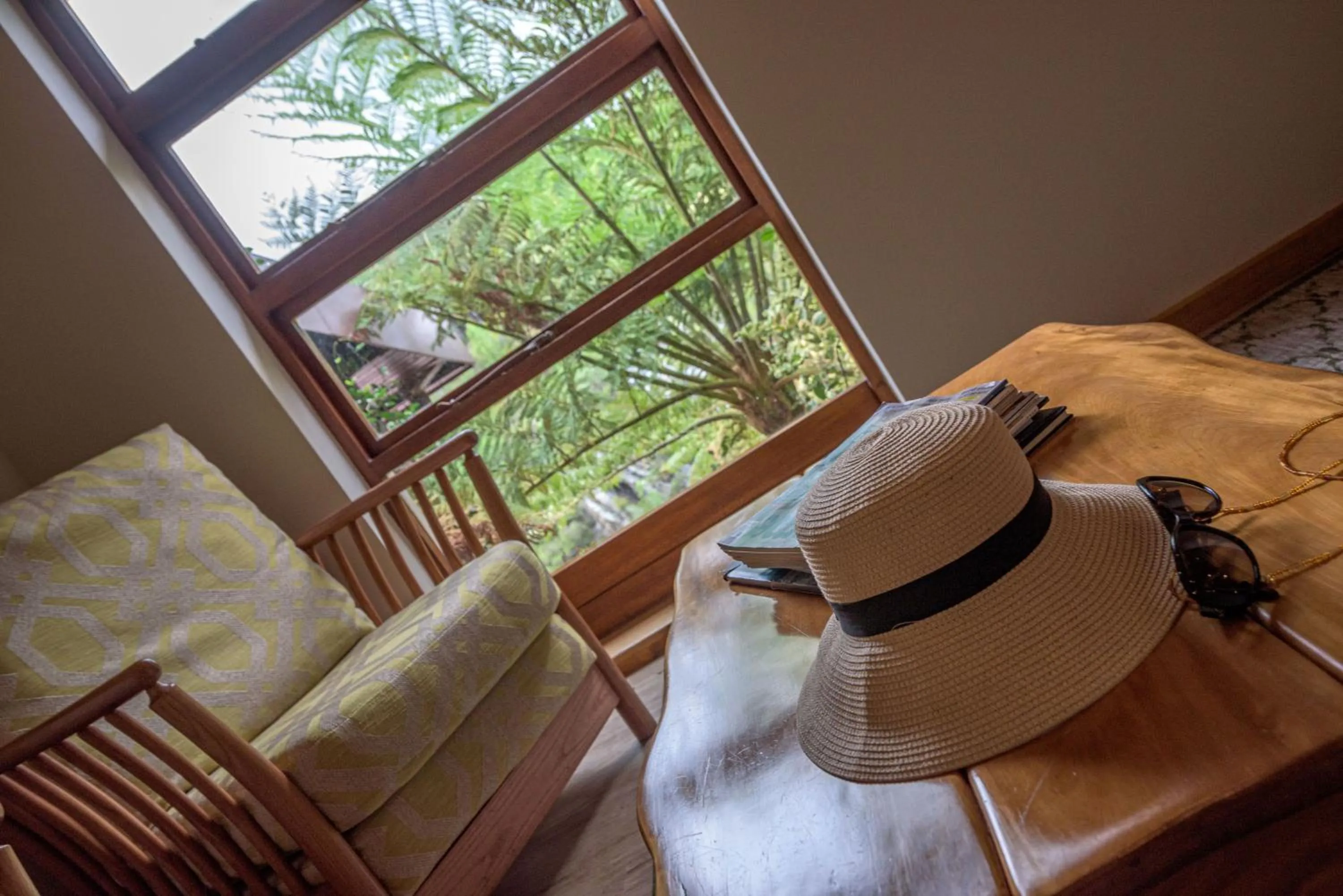 Seating area in The Fernery Lodge & Spa