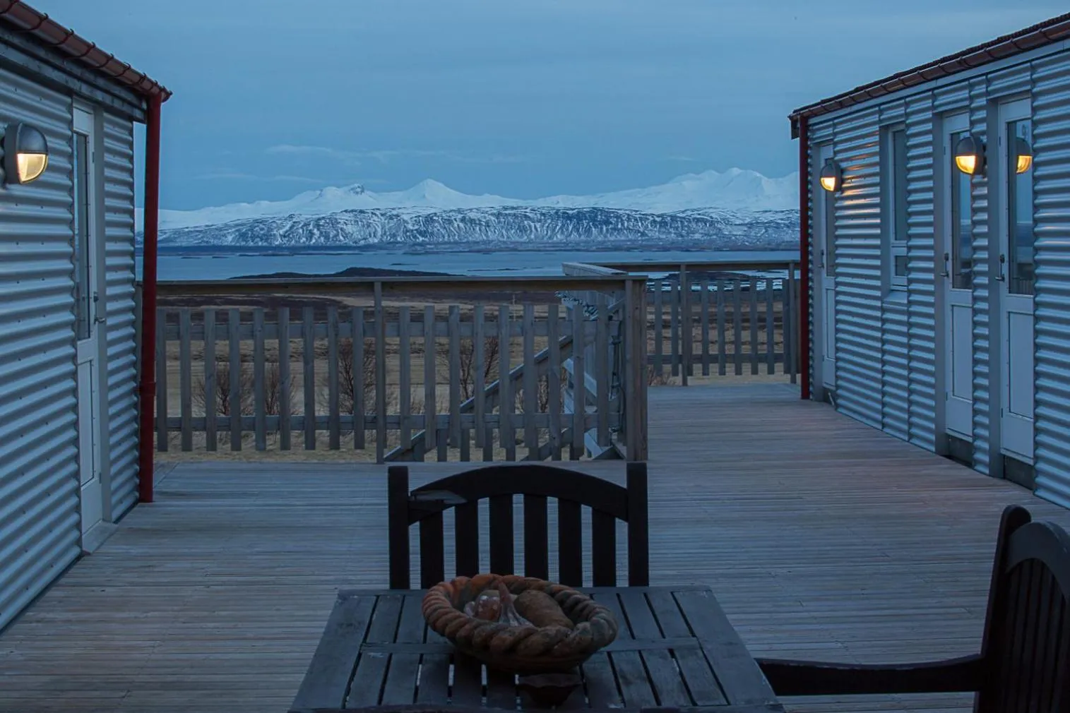 Mountain view in Vogur Country Lodge