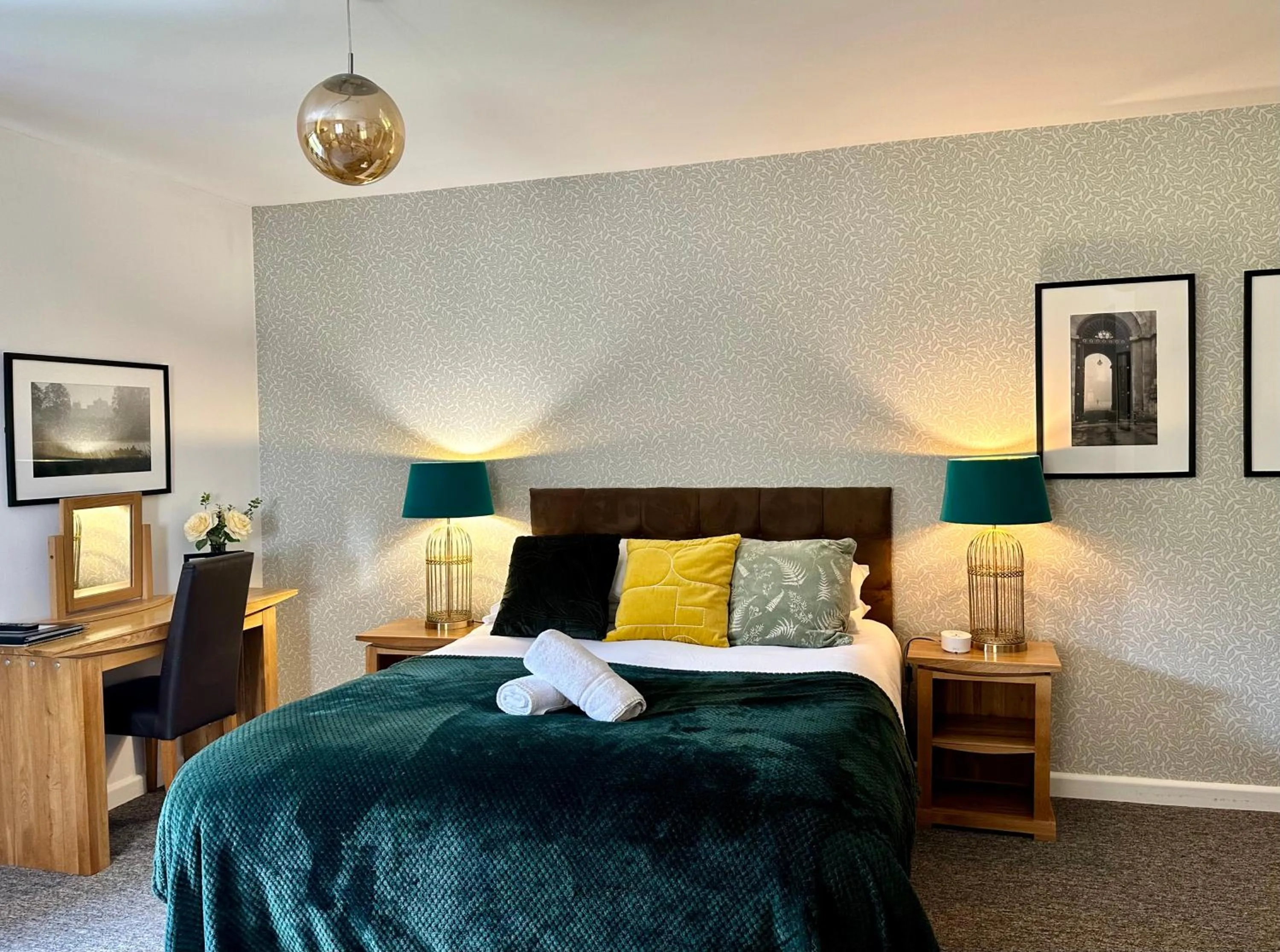 Bed in The Churchill Court