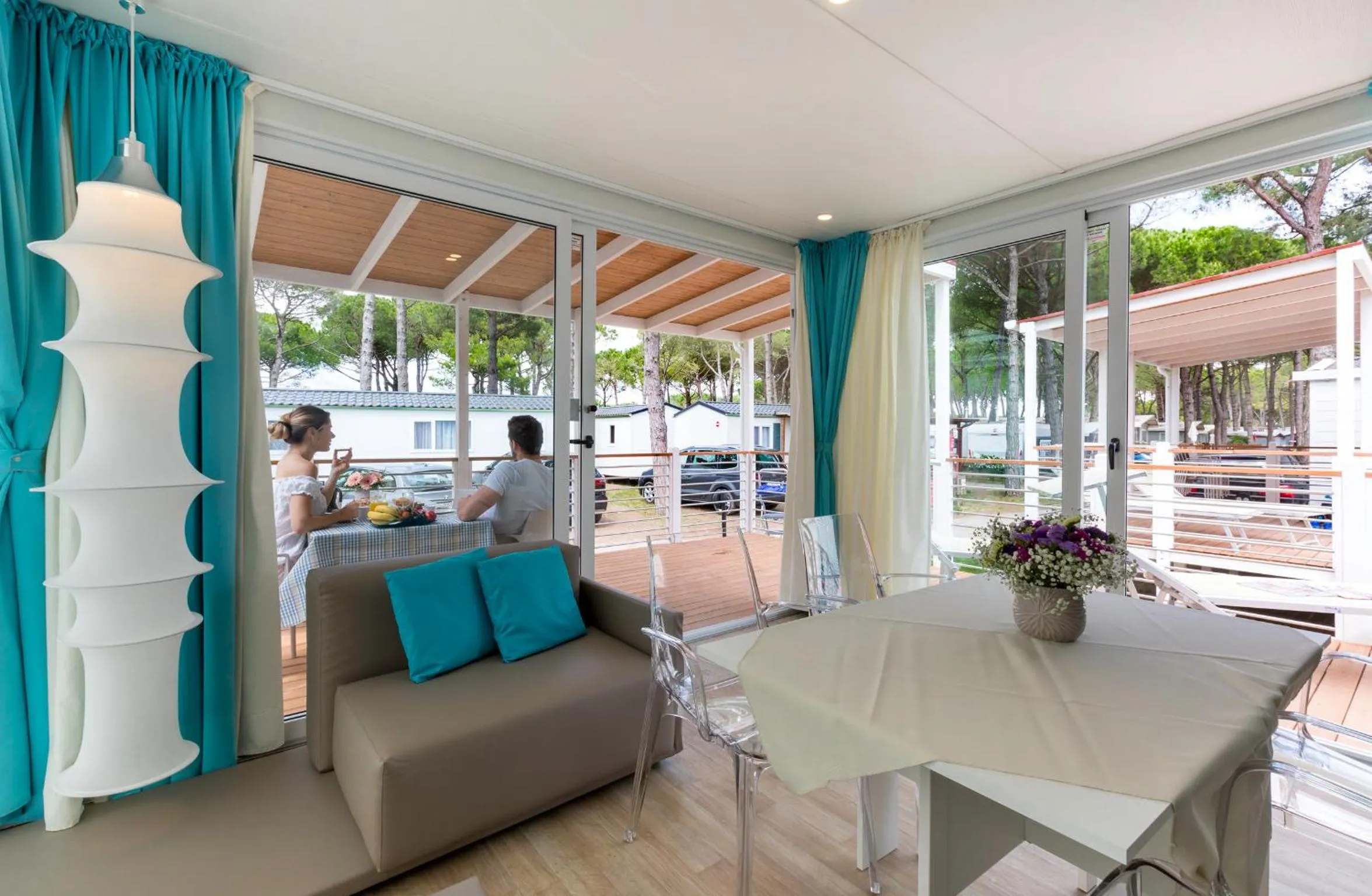 Dining area in Ca' Pasquali Village