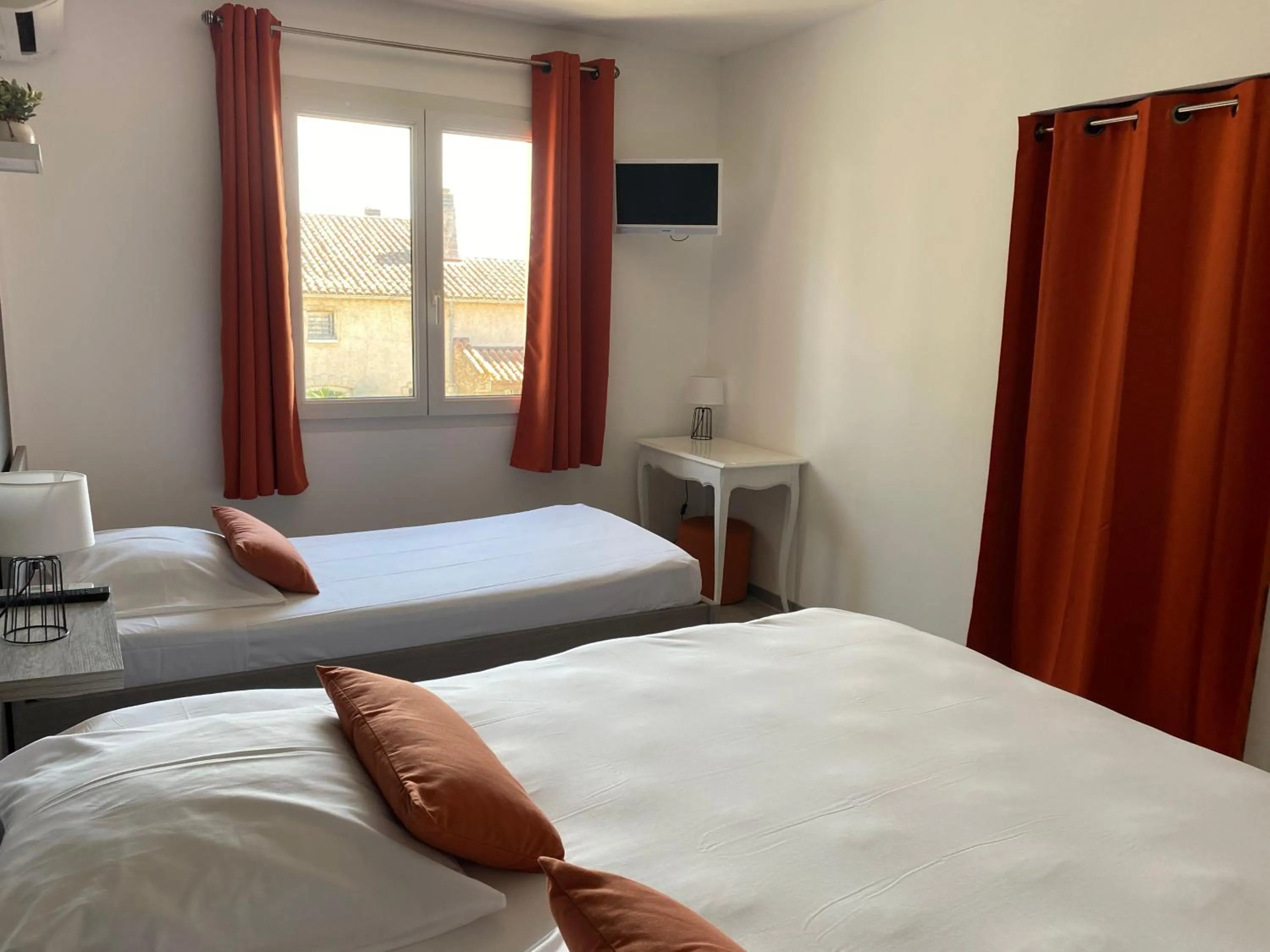 Bed in Hotel Le Ceinturon