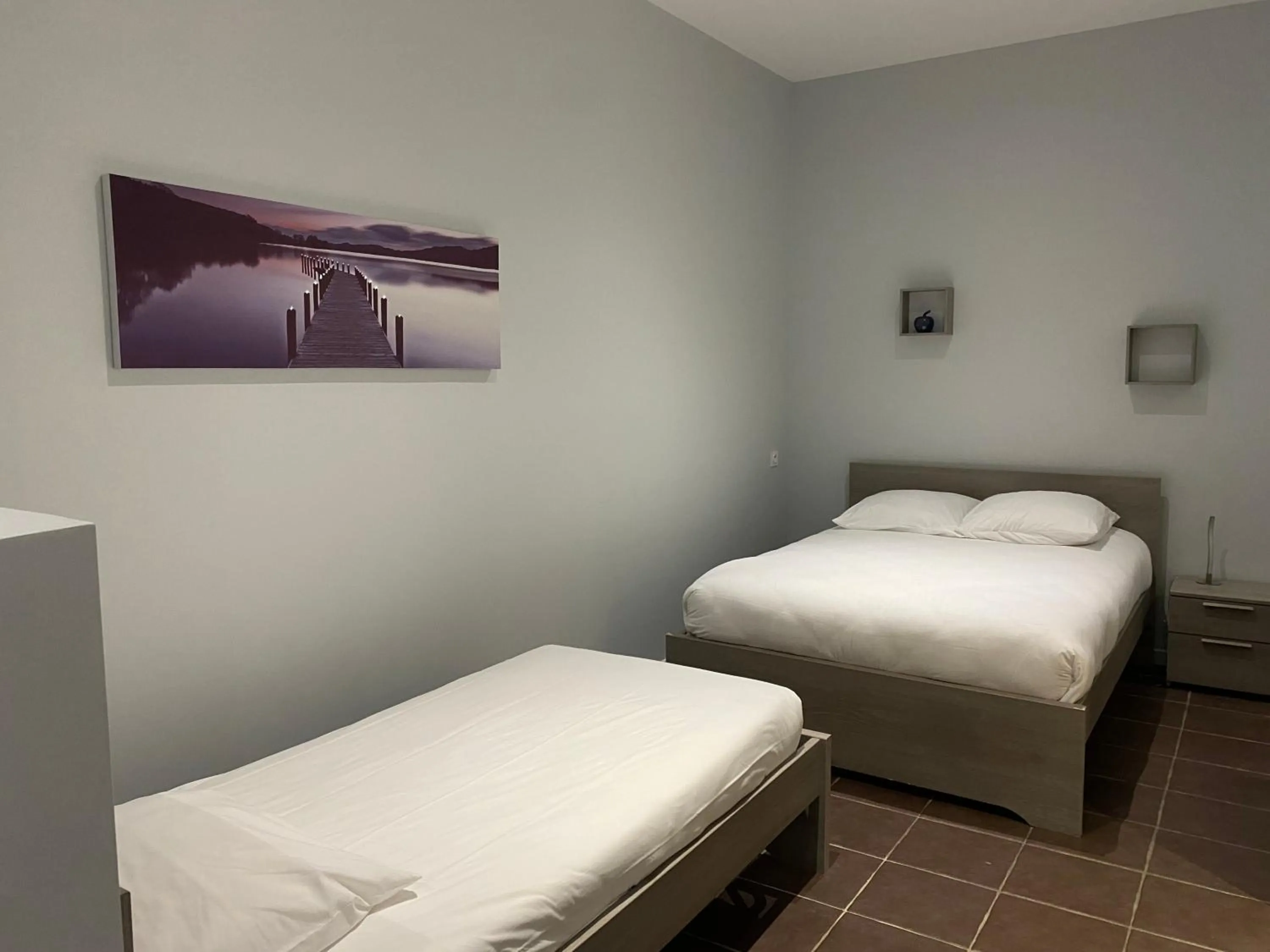 Bed in Hotel Le Ceinturon