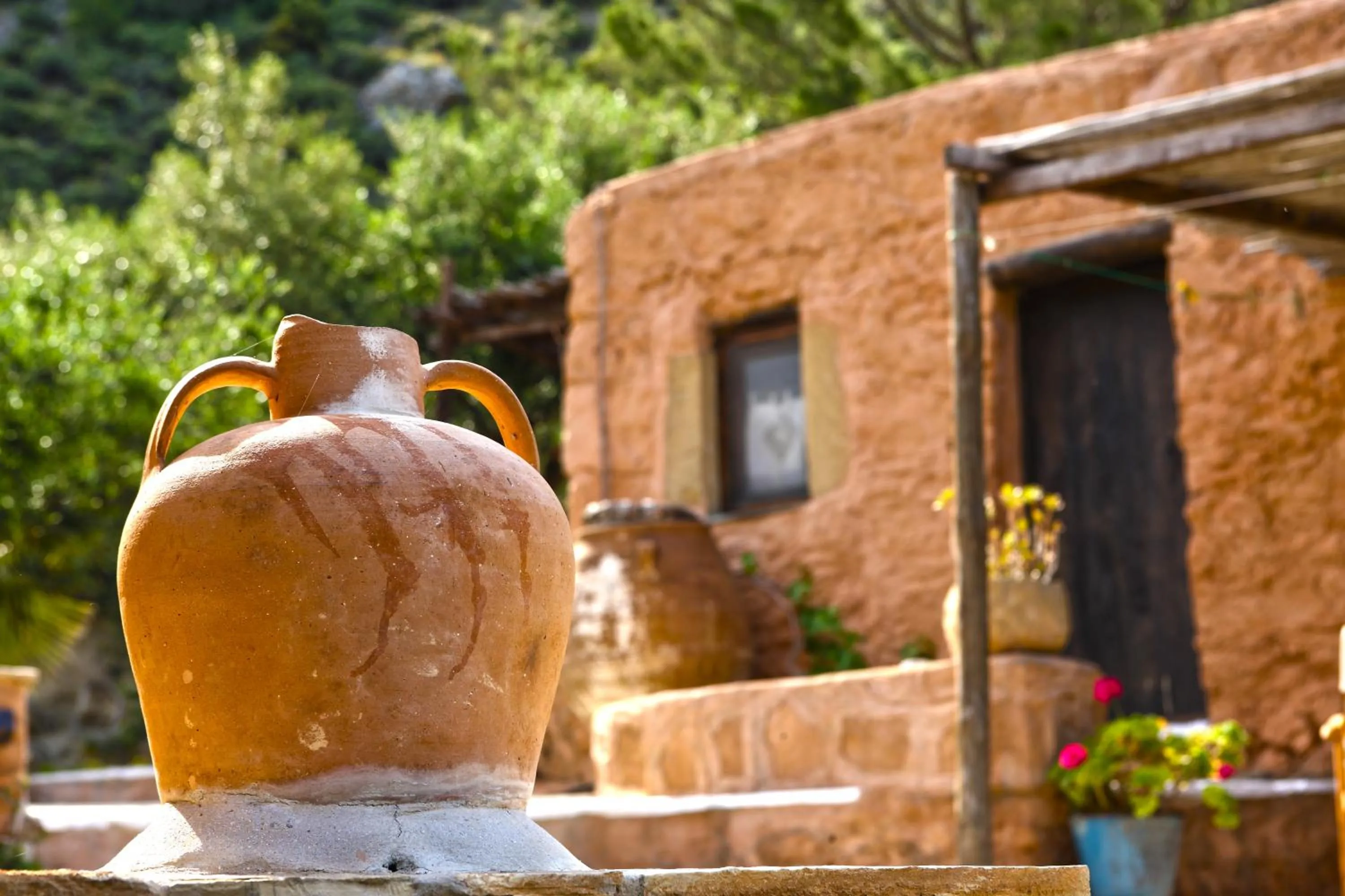 Day in Aspros Potamos