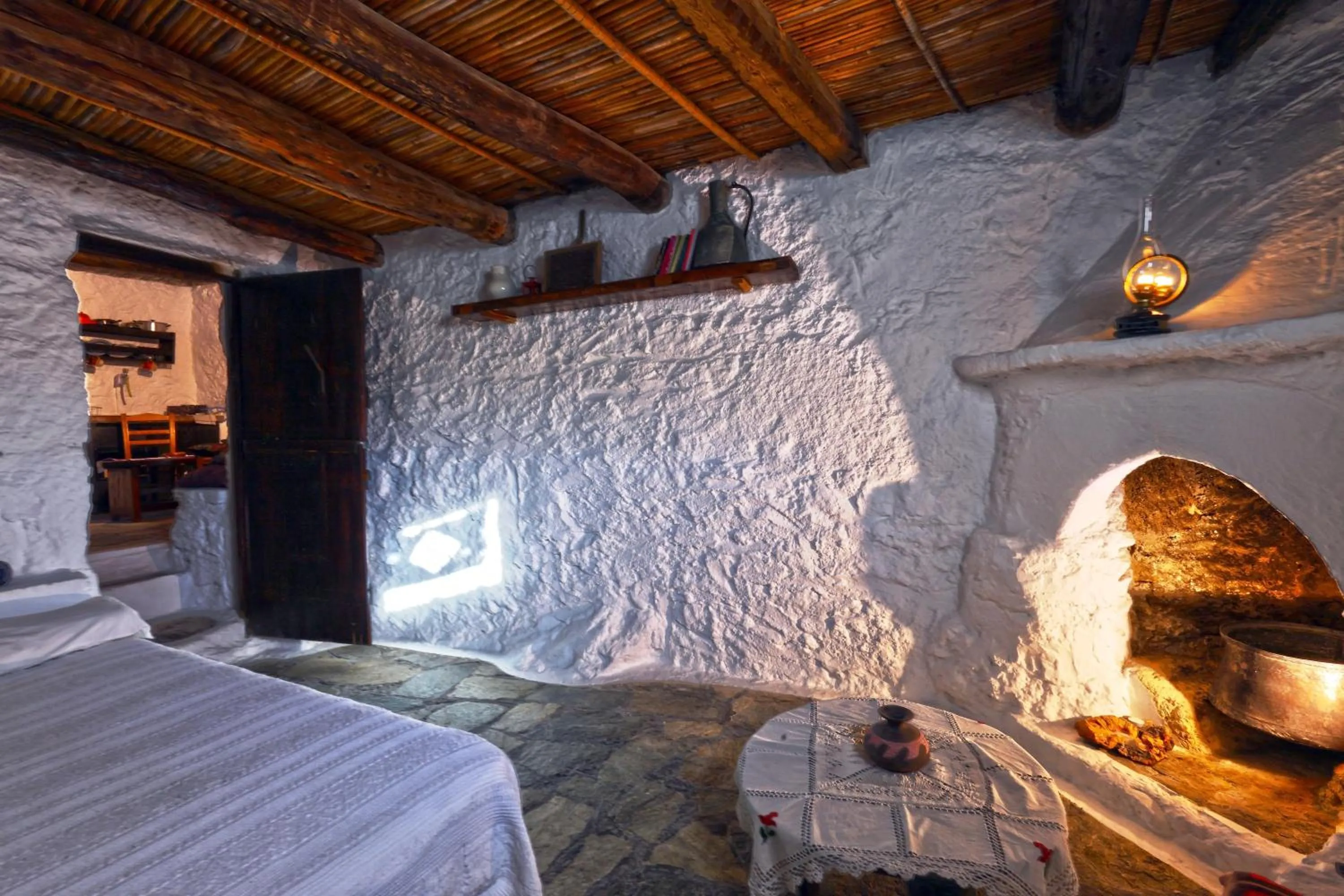 Bedroom, Bed in Aspros Potamos