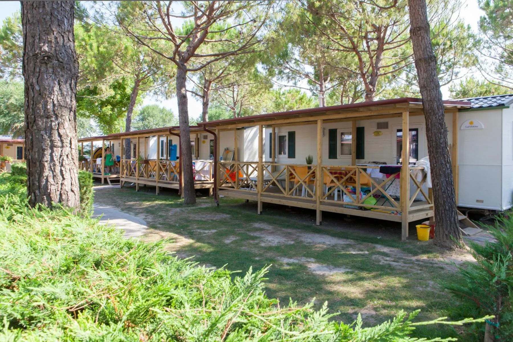 People in Vela Blu Camping Village