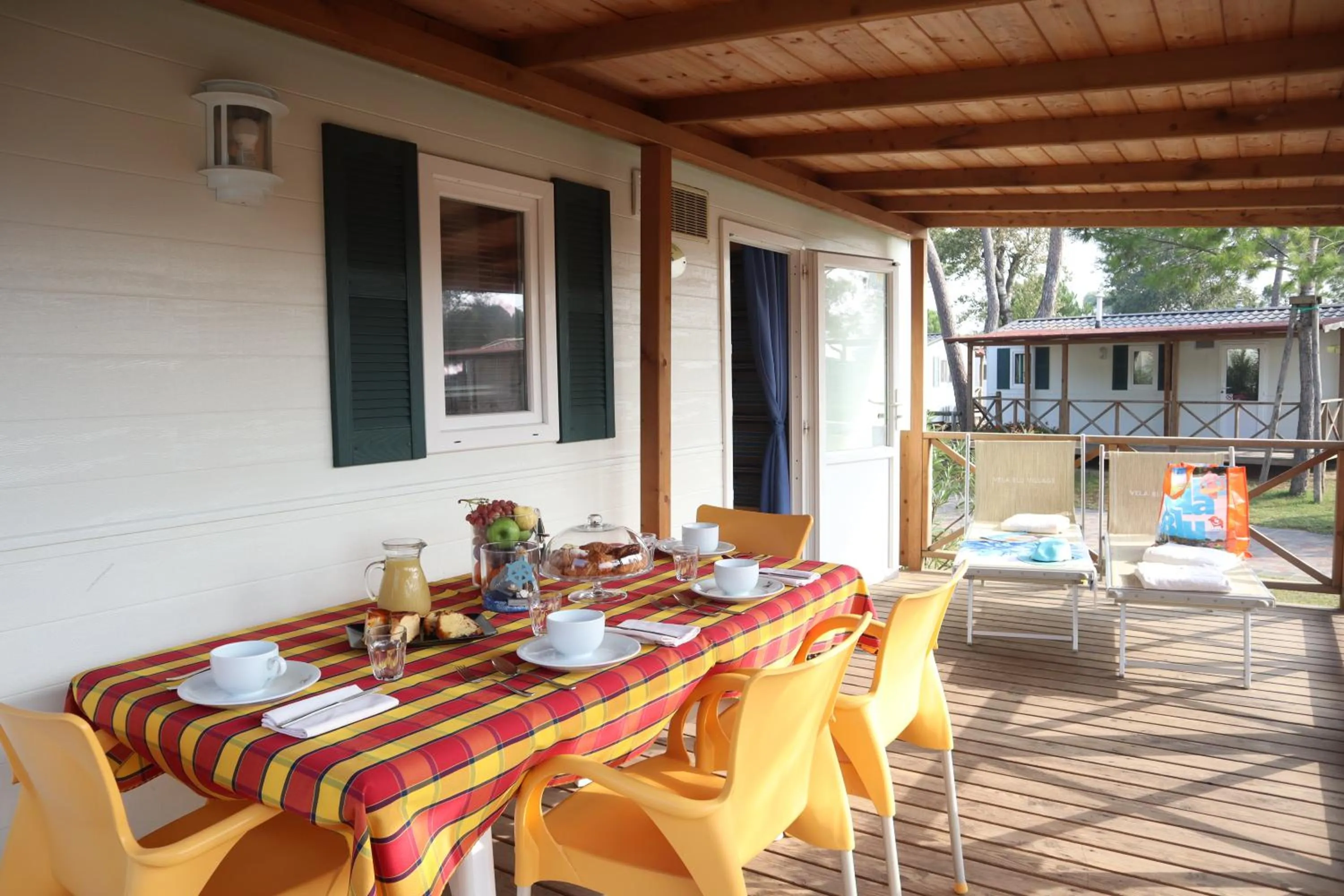 Patio in Vela Blu Camping Village