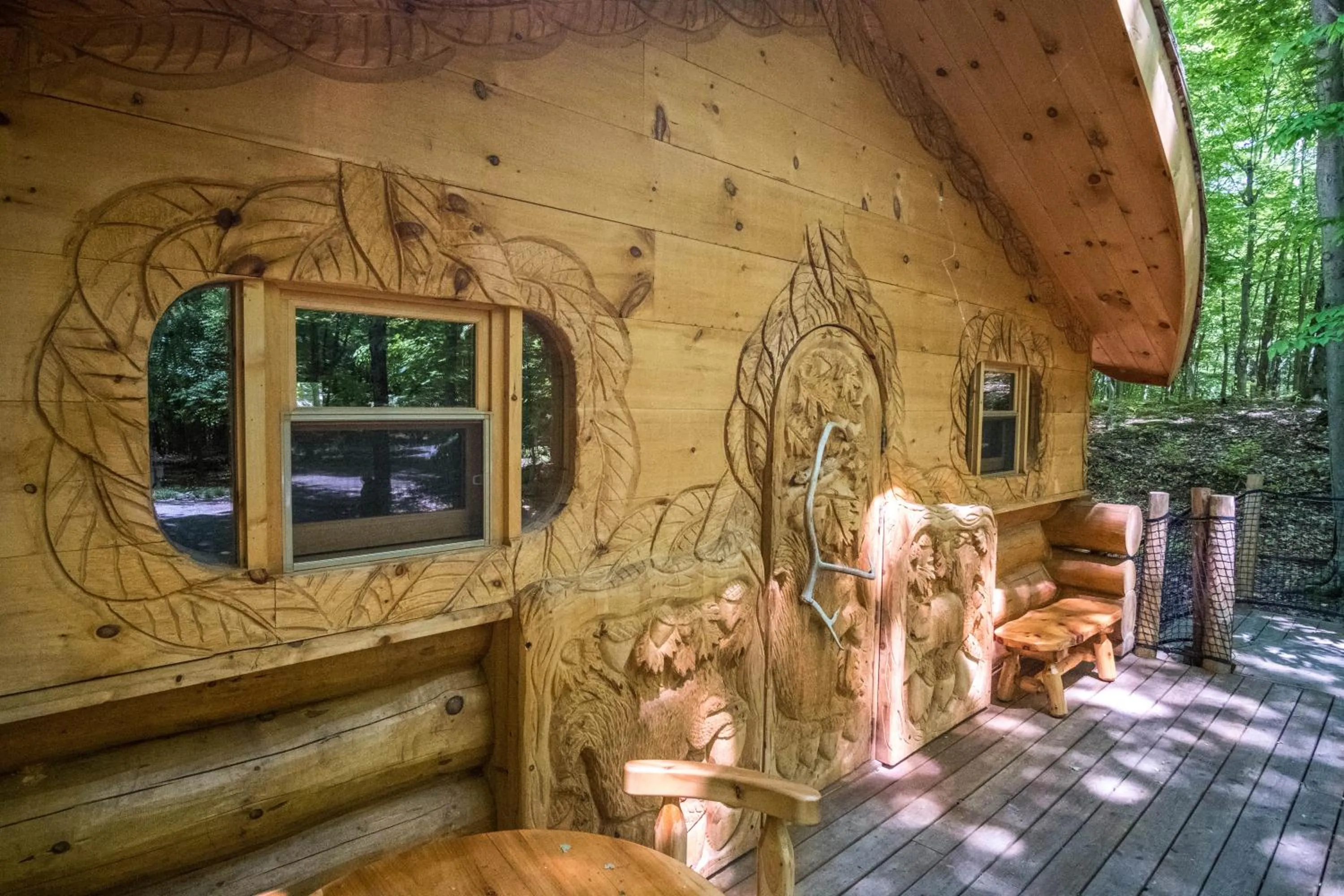 Natural landscape in Parc Omega