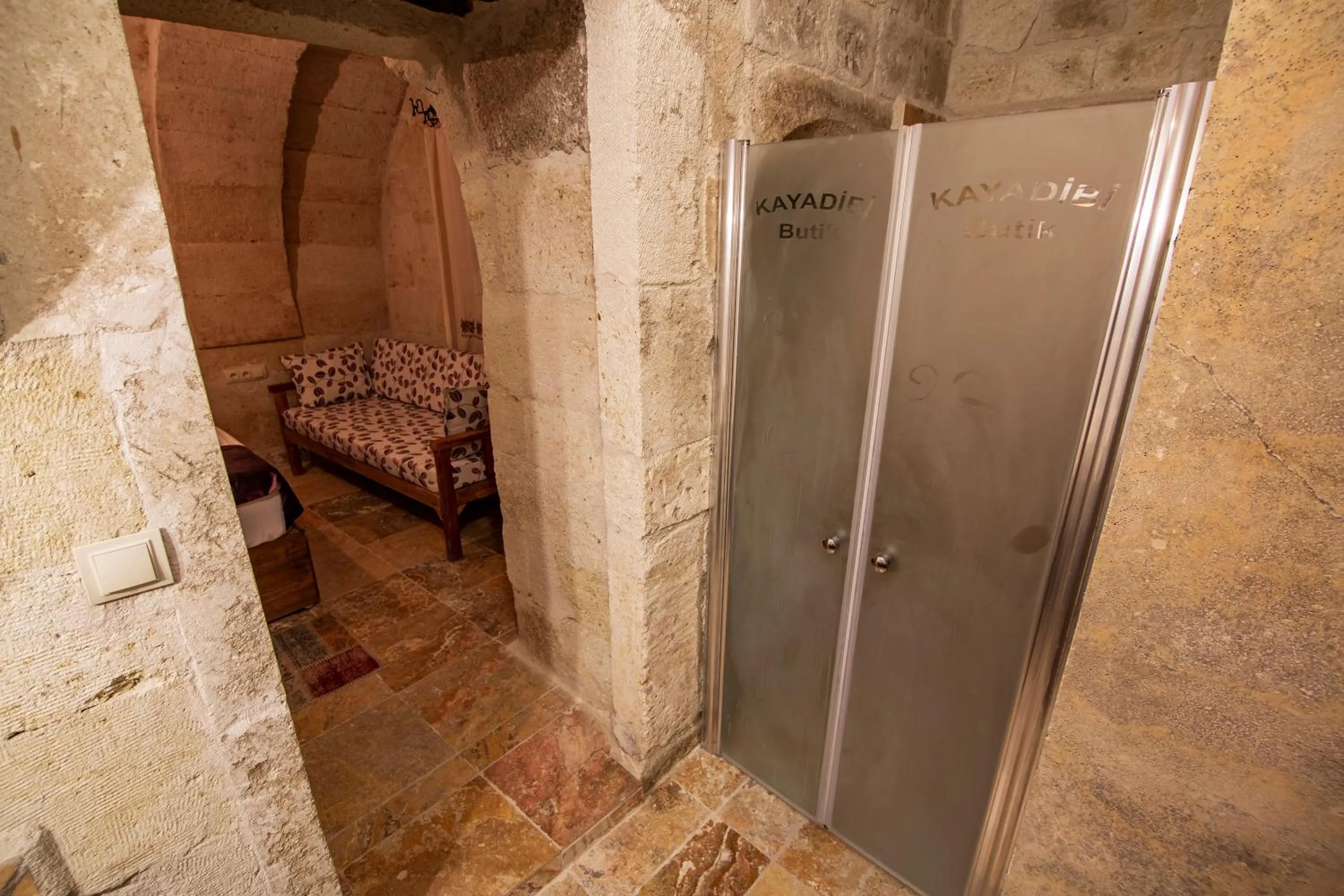 Bed in kayadibi cave hotel