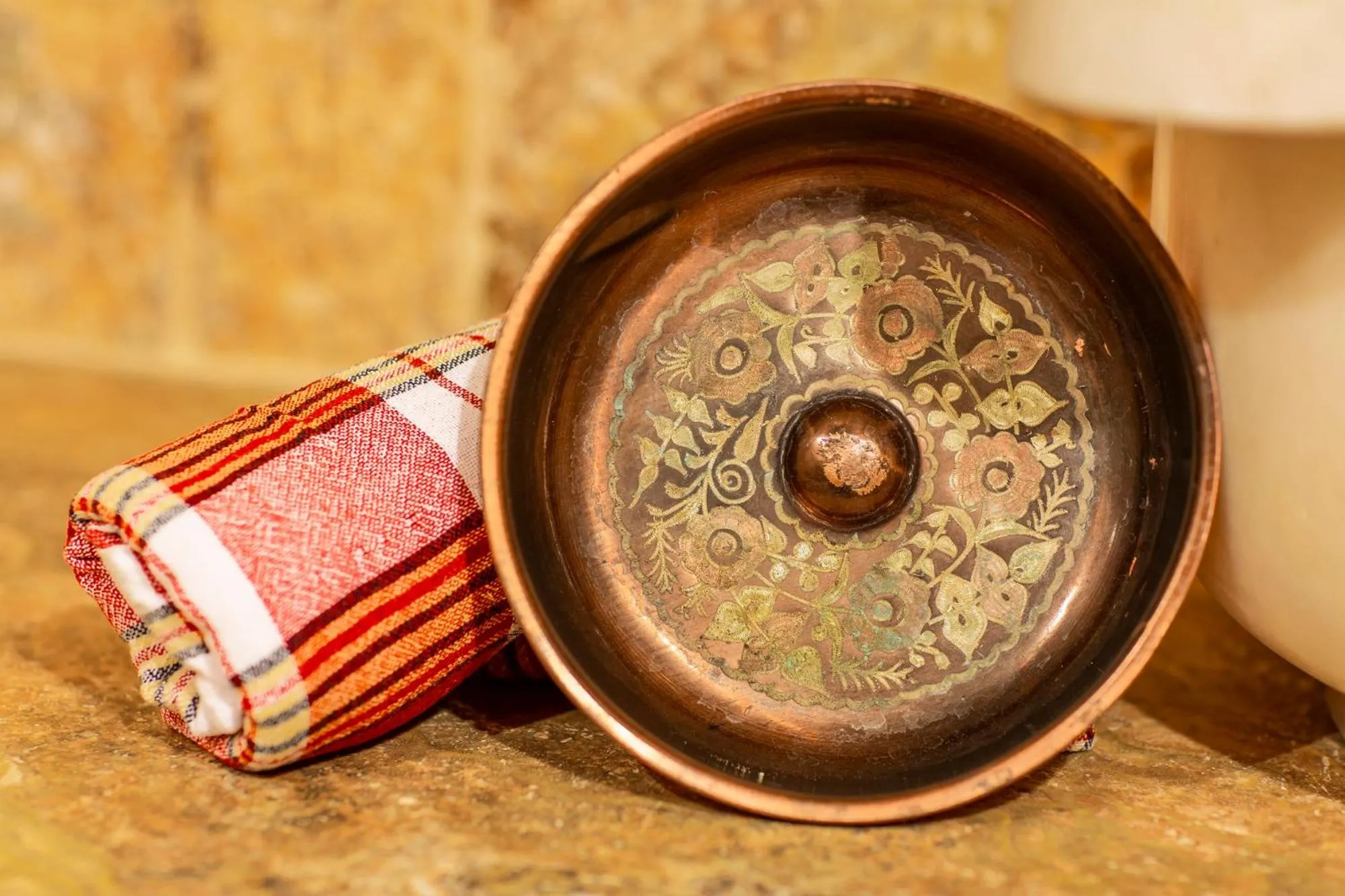 Decorative detail in kayadibi cave hotel