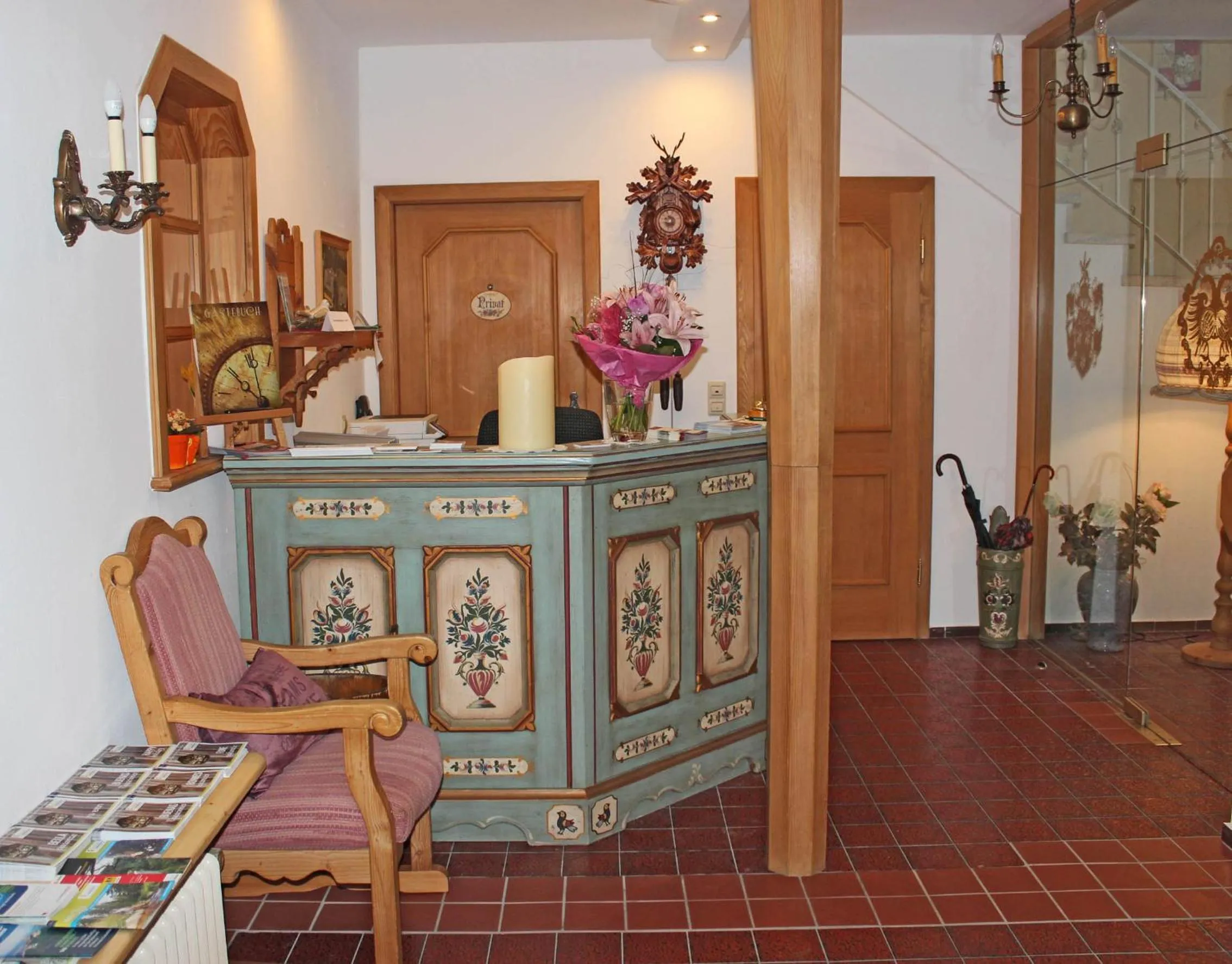 Lobby or reception in Hotel Adlerschanze