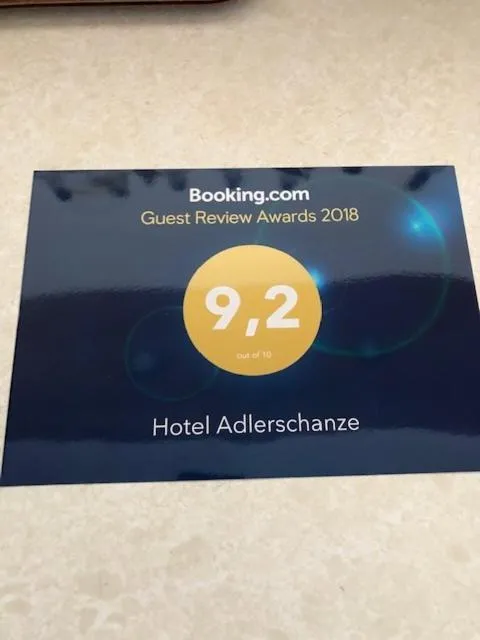 Certificate/Award in Hotel Adlerschanze