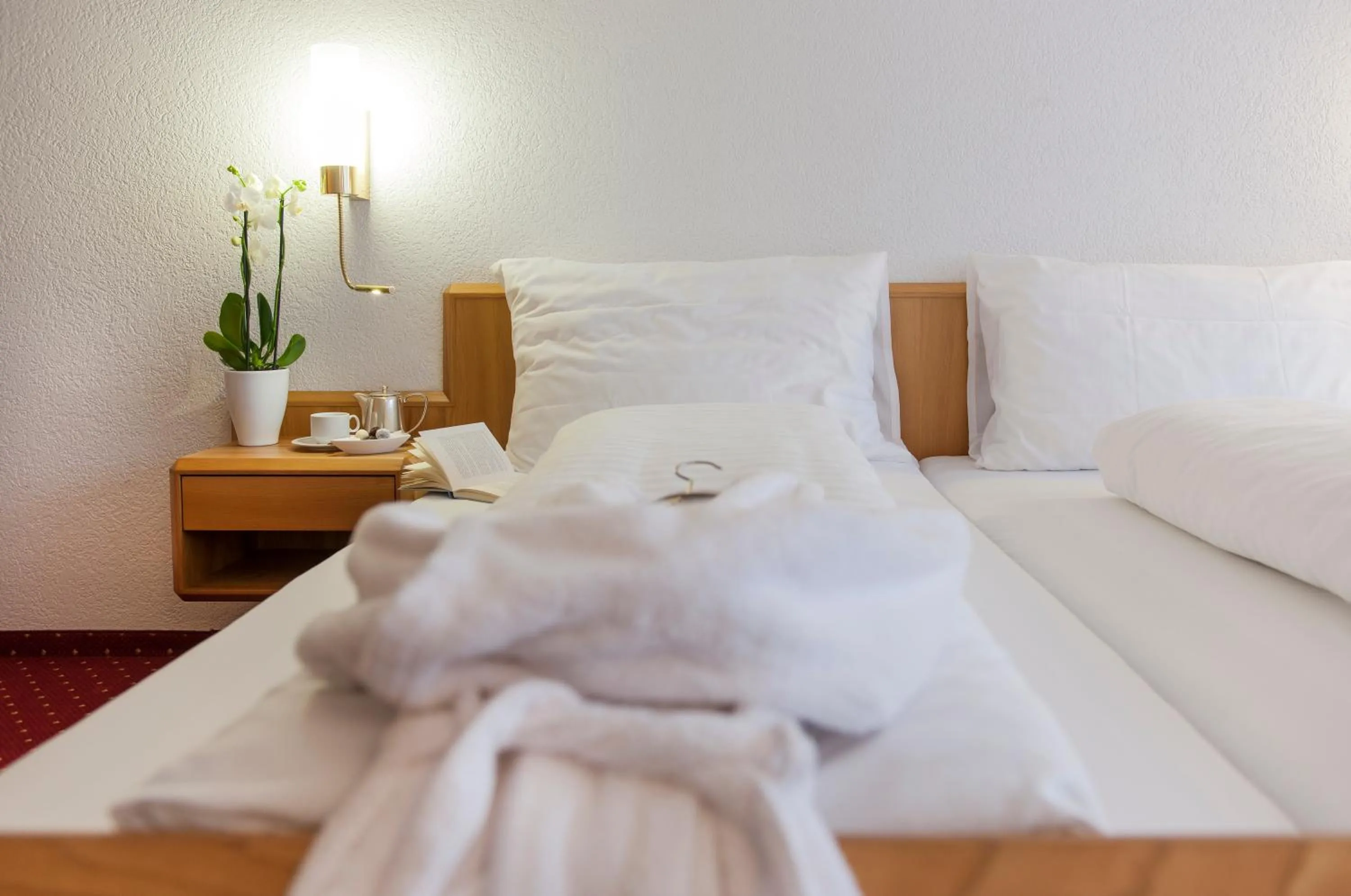 Bed in Hotel Stump's Alpenrose