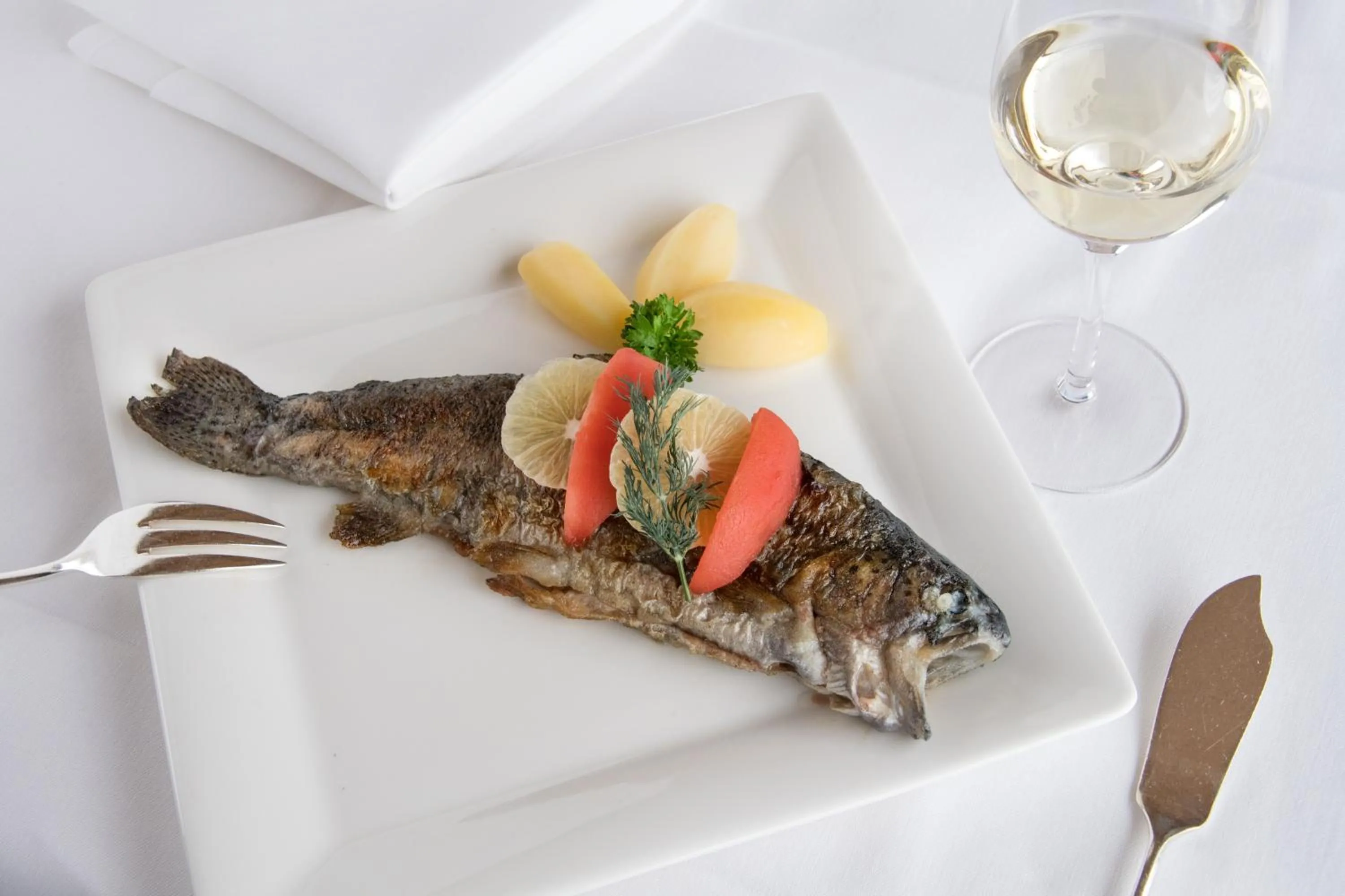 Food close-up in Hotel Stump's Alpenrose