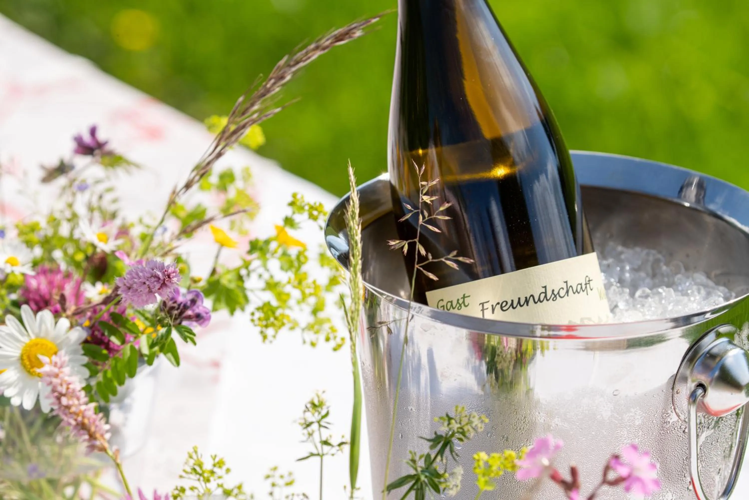 Drinks in Hotel Stump's Alpenrose