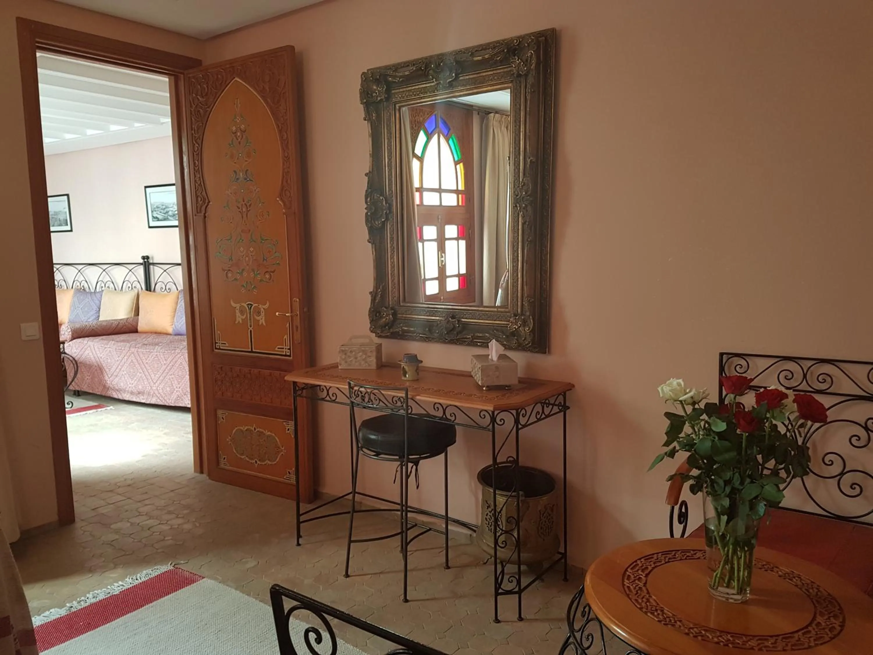 Decorative detail in Riad Dar Karima