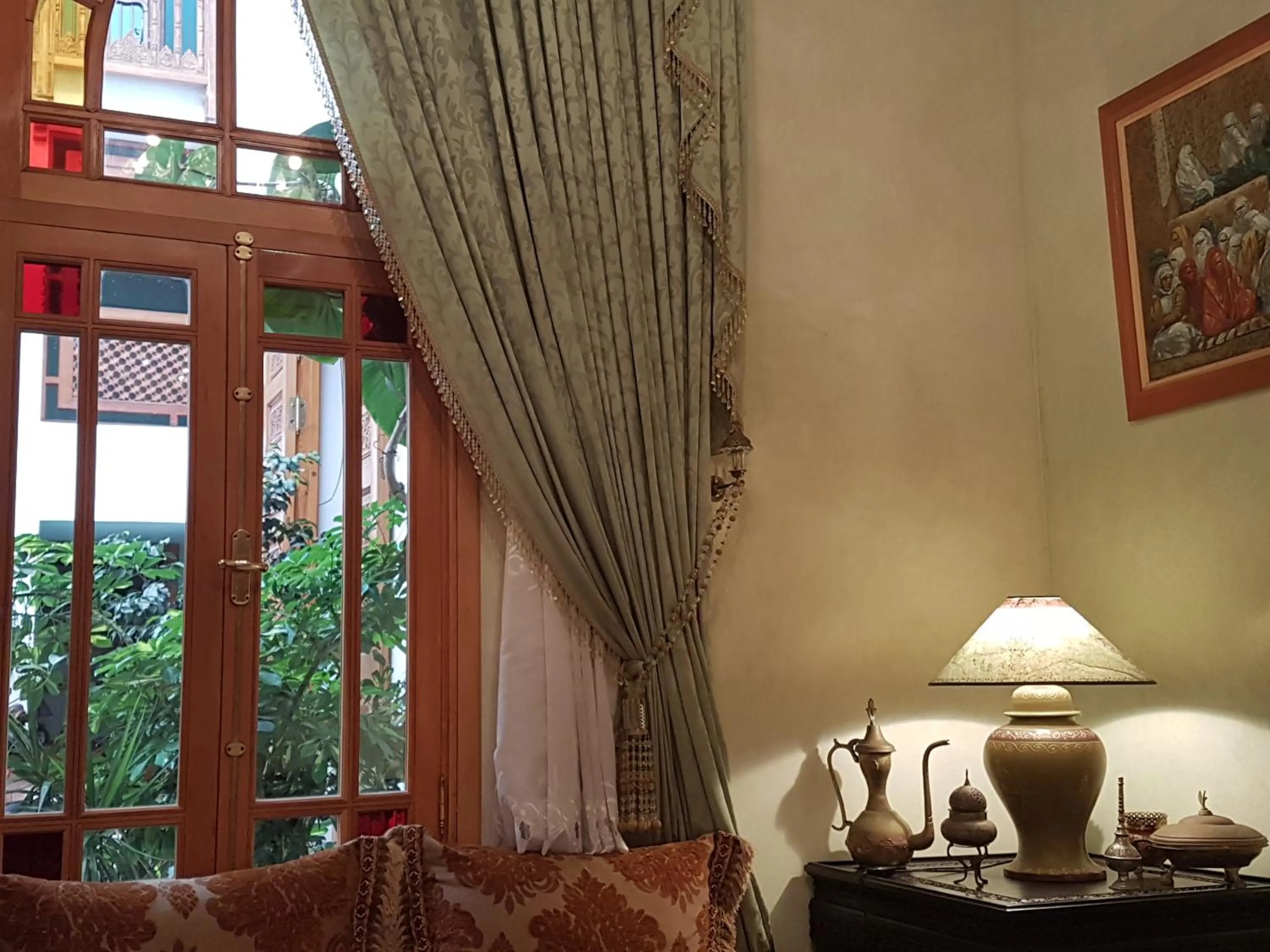 Decorative detail in Riad Dar Karima