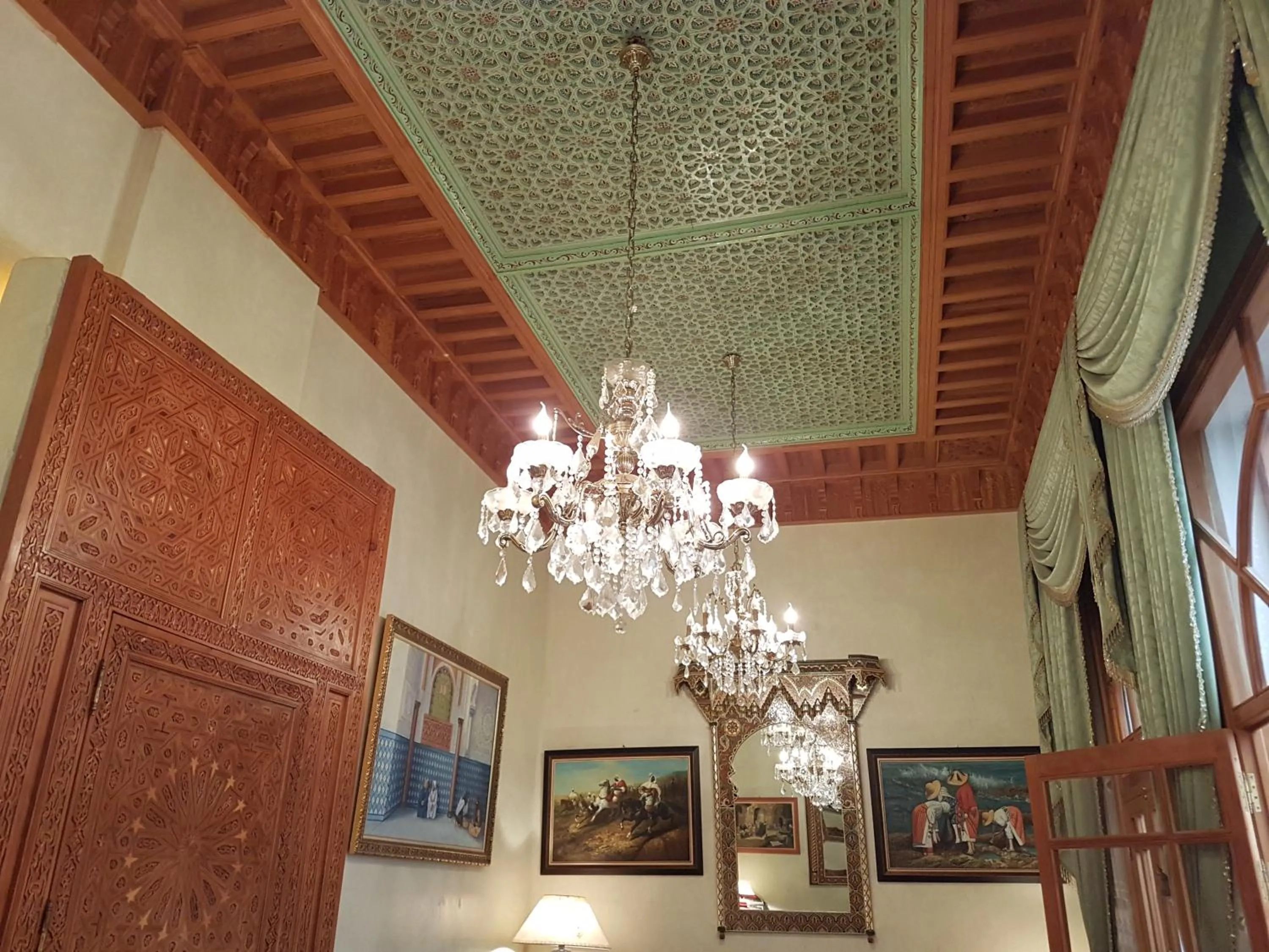 Decorative detail in Riad Dar Karima
