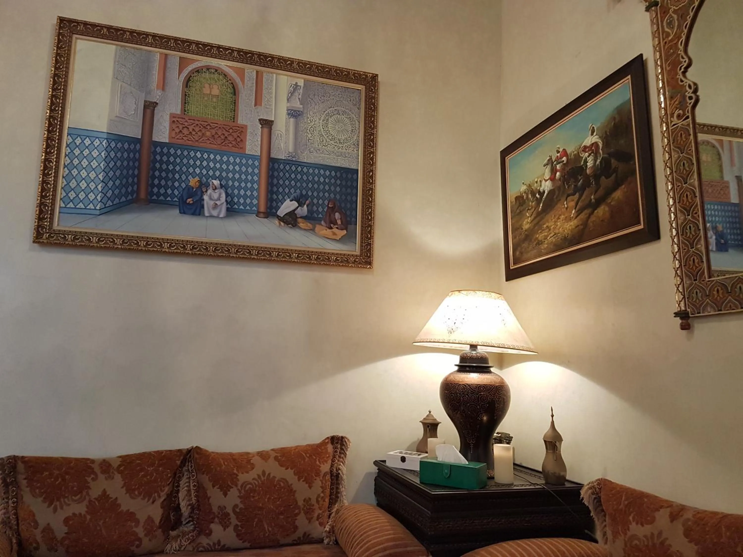 Decorative detail in Riad Dar Karima